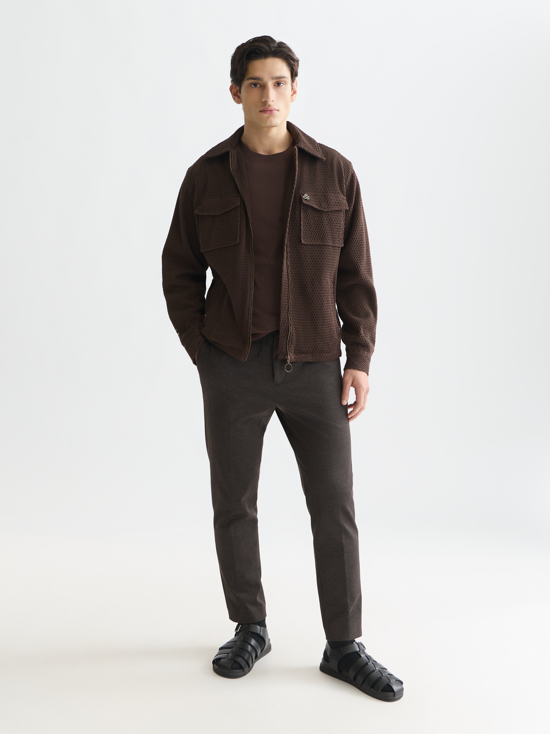 Structured overshirt
