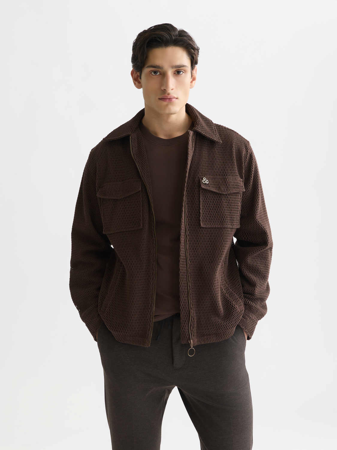 Structured overshirt