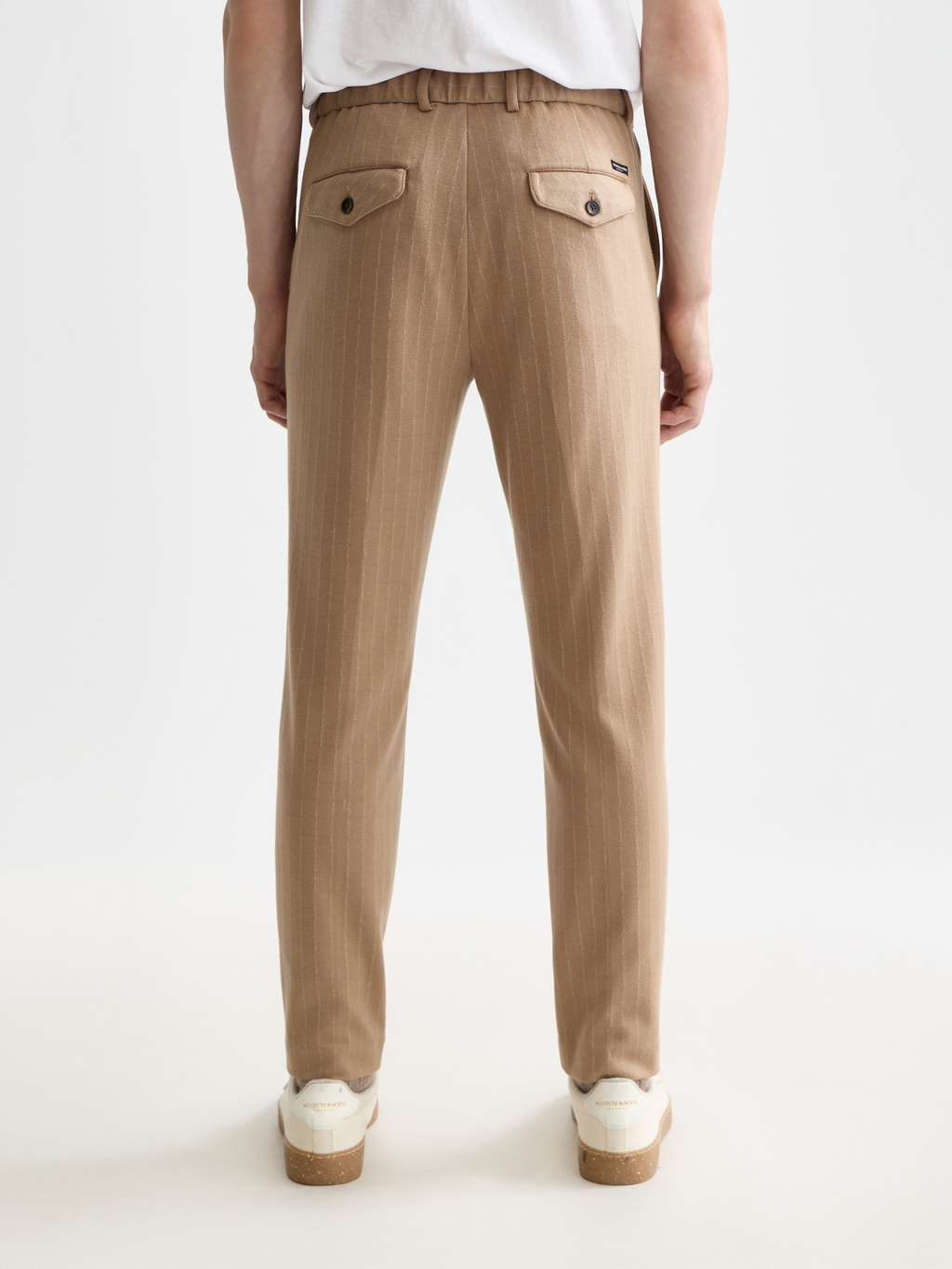 Finch tailored jersey yarn-dyed tapered jogger