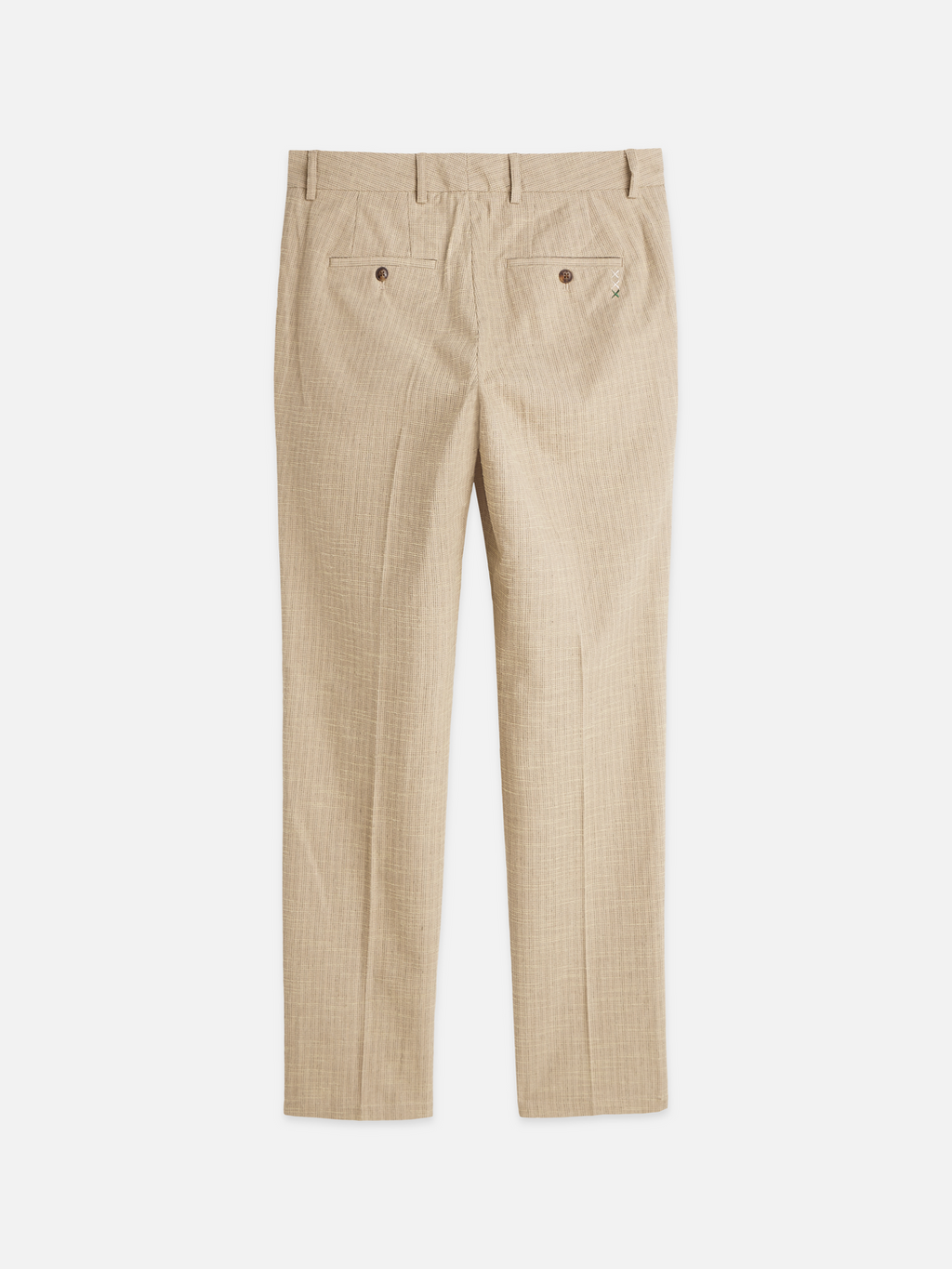 Stuart structured linenblend regular slimfit chino