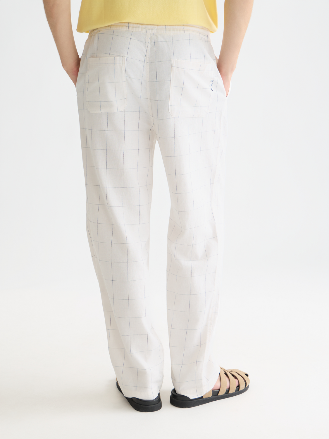 Oliver linen-blend relaxed straight jogger