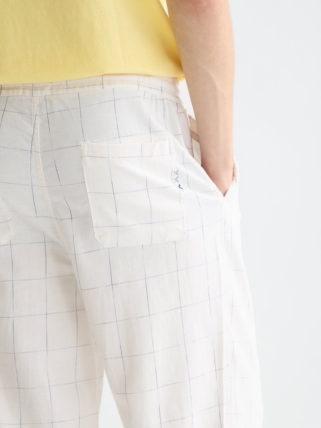 Oliver linen-blend relaxed straight jogger