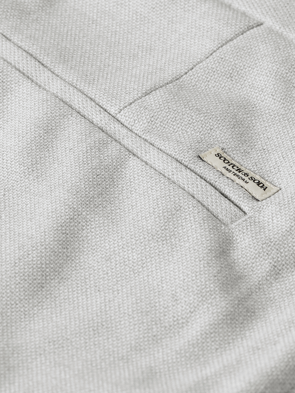Mott structured weave tailored chino