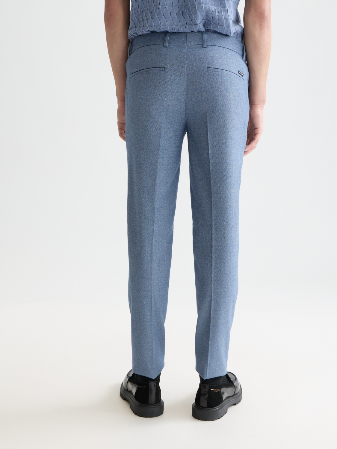 Mott structured weave tailored chino