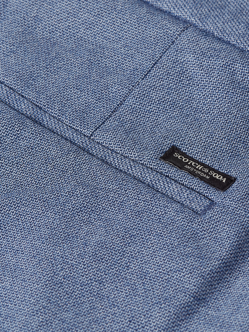 Mott structured weave tailored chino