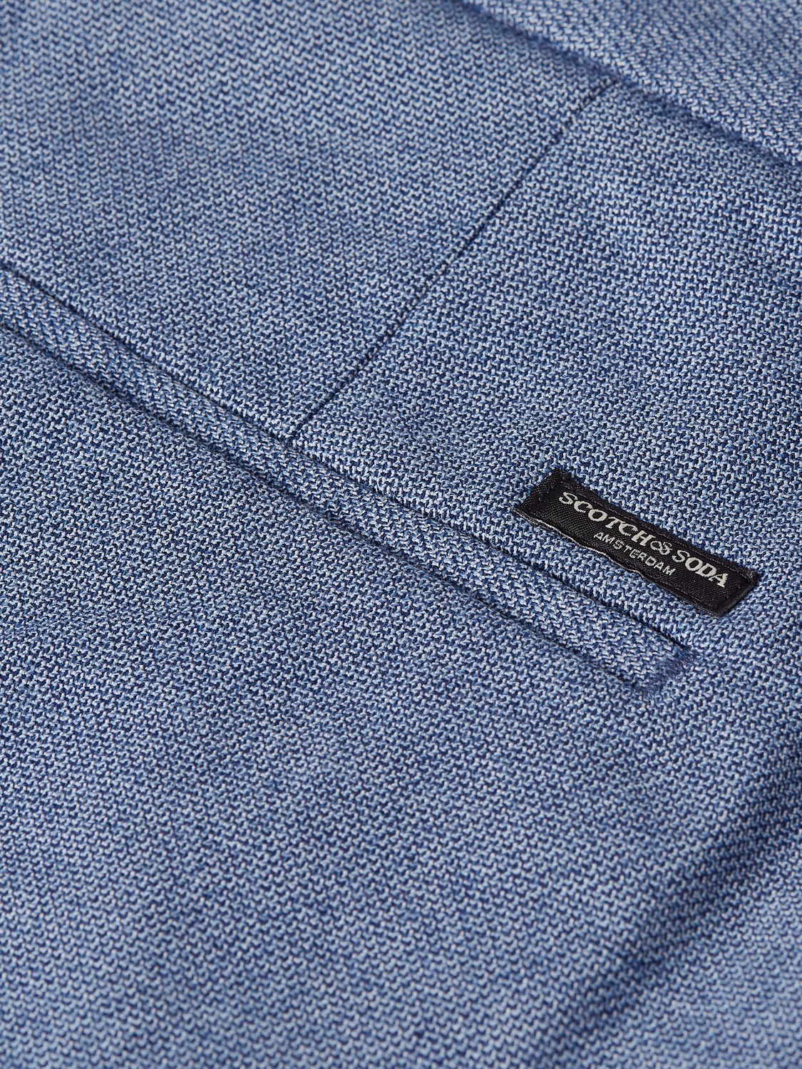 Mott structured weave tailored chino