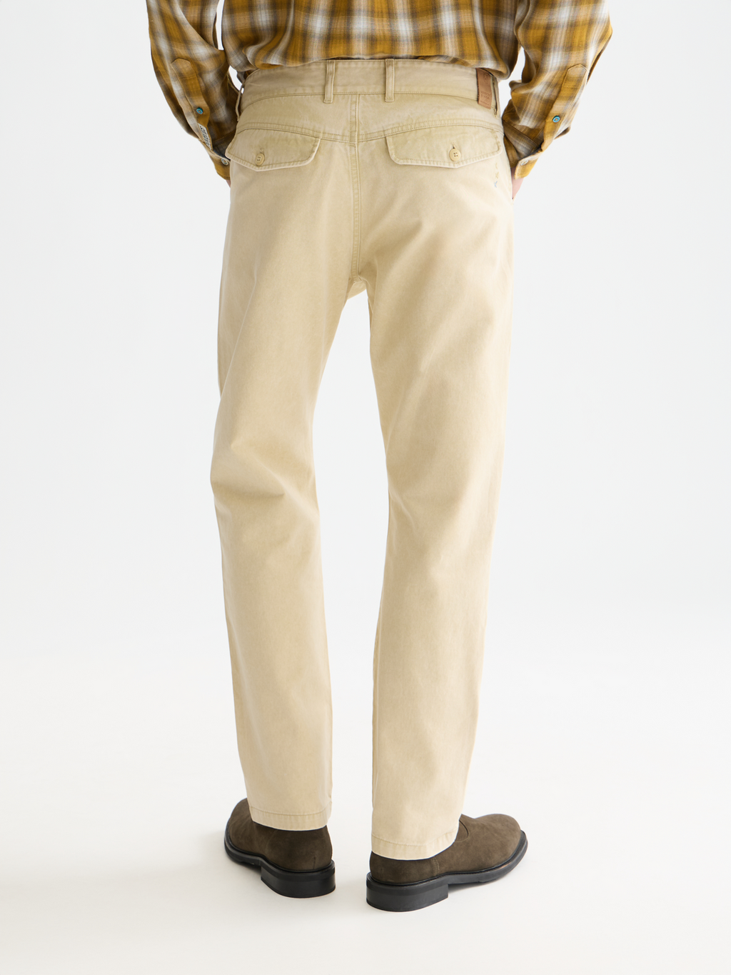 The Zee washed cotton twill worker pant