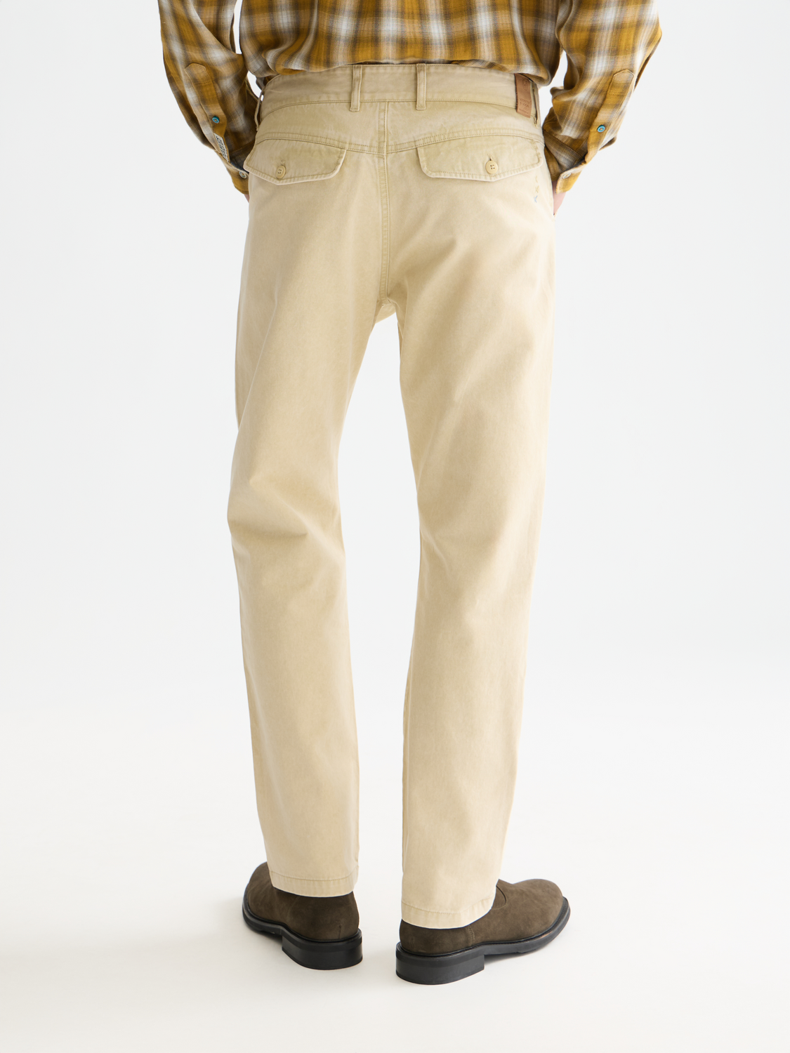 The Zee washed cotton twill worker pant