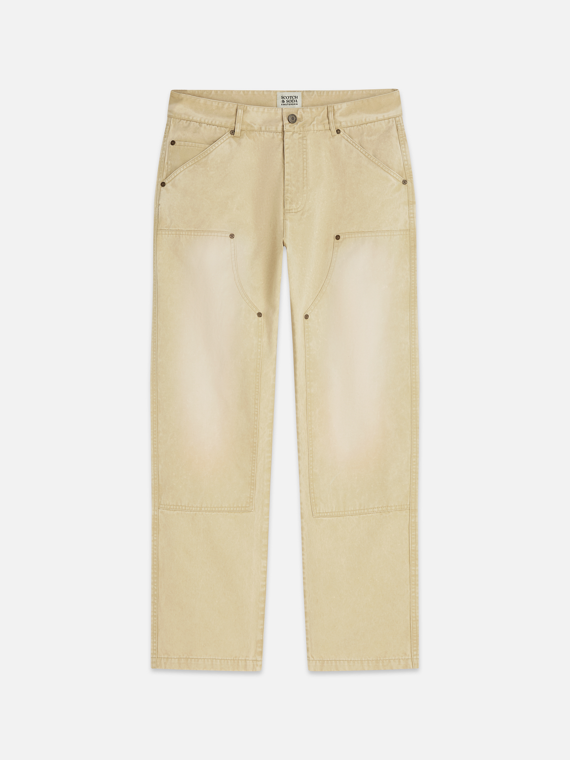 The Zee washed cotton twill worker pant