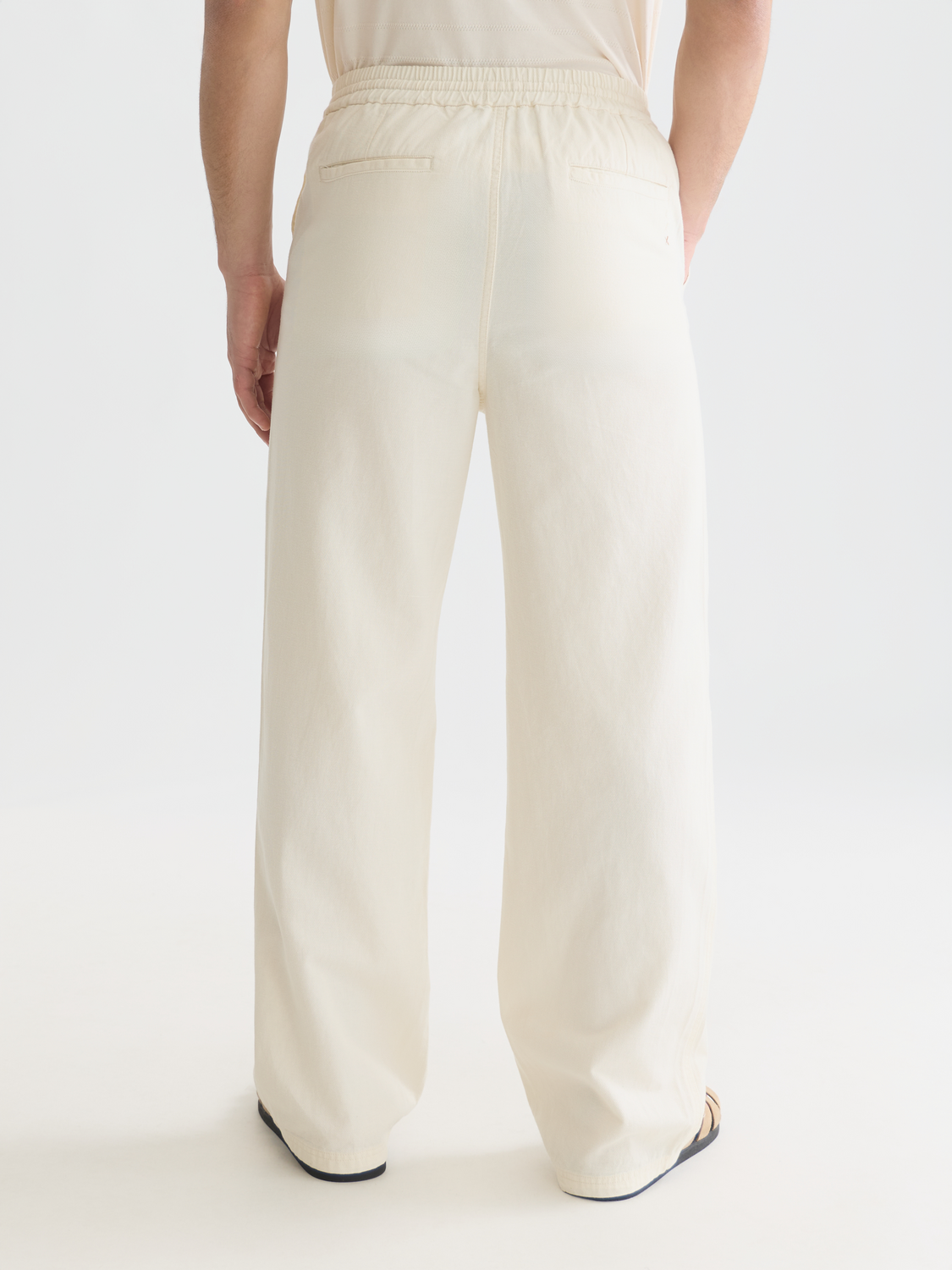 Otis linen-blend relaxed straight jogger