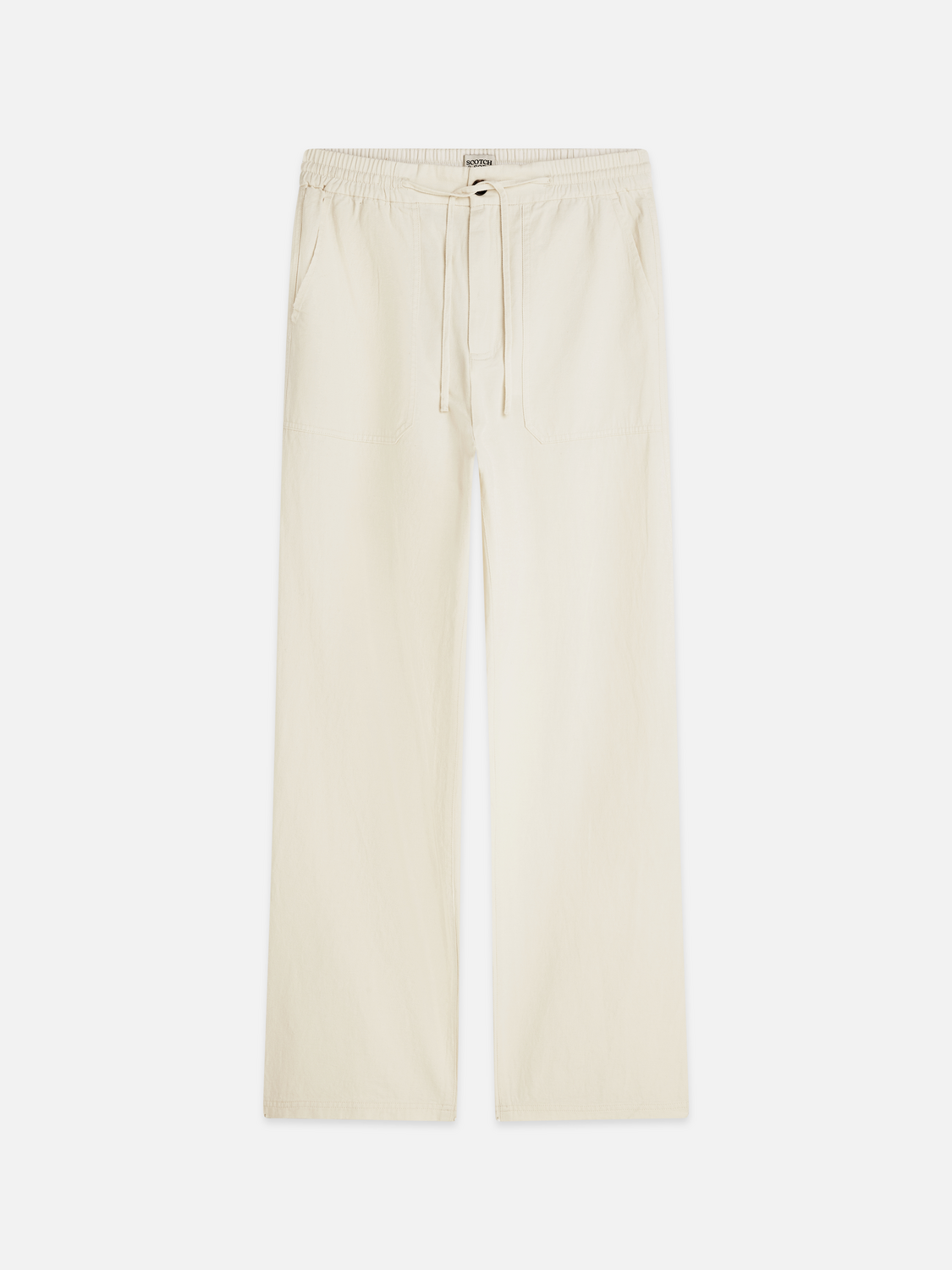 Otis linen-blend relaxed straight jogger