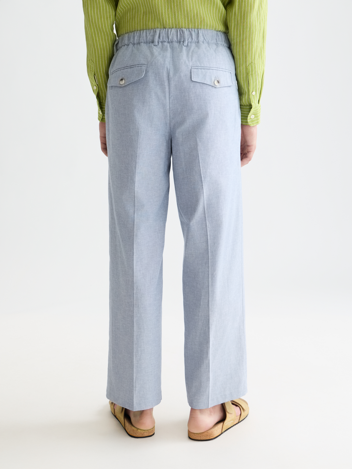 Otis tailored cottonlinen relaxed straightfit jogger