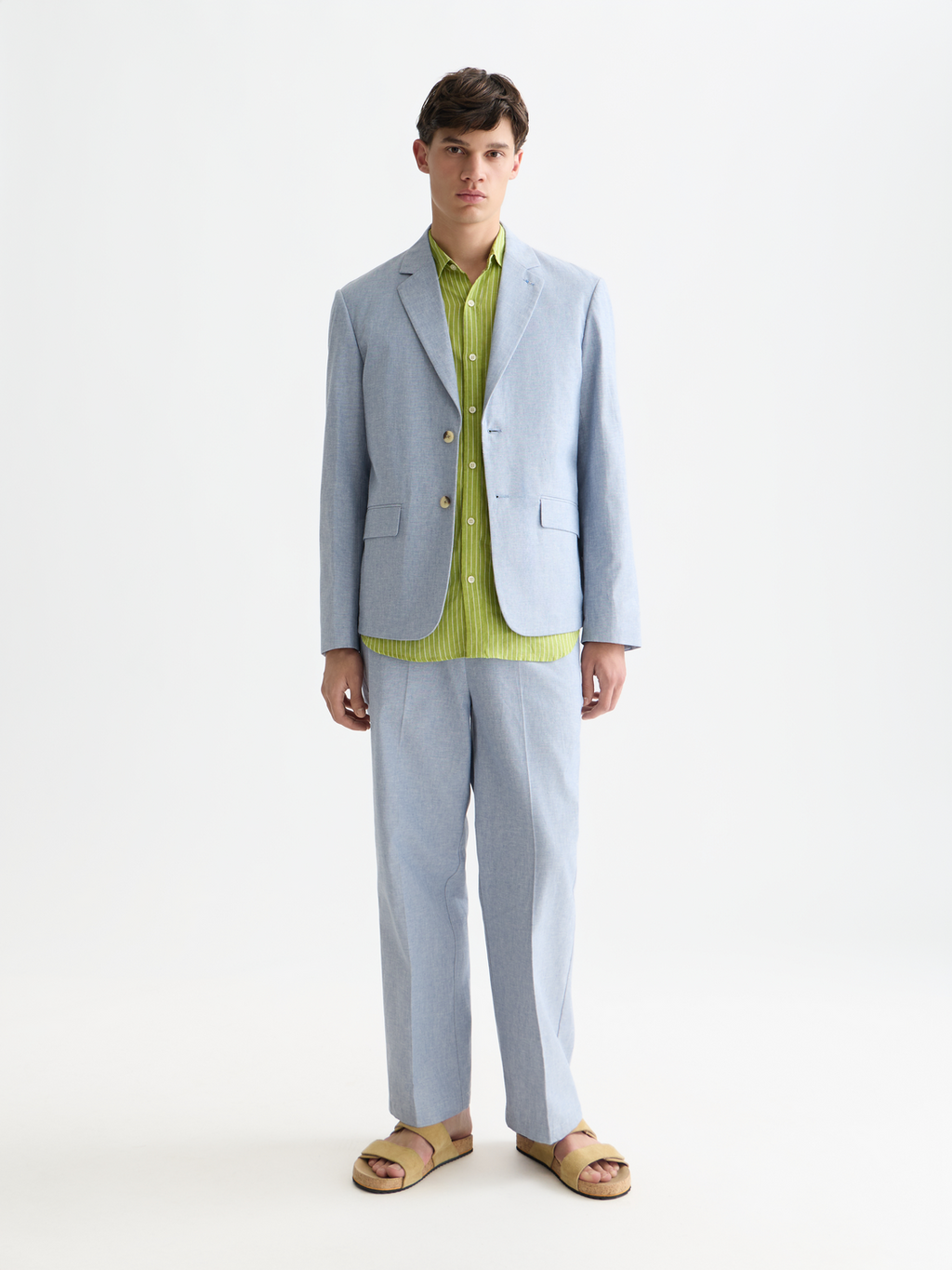 Otis tailored cottonlinen relaxed straightfit jogger