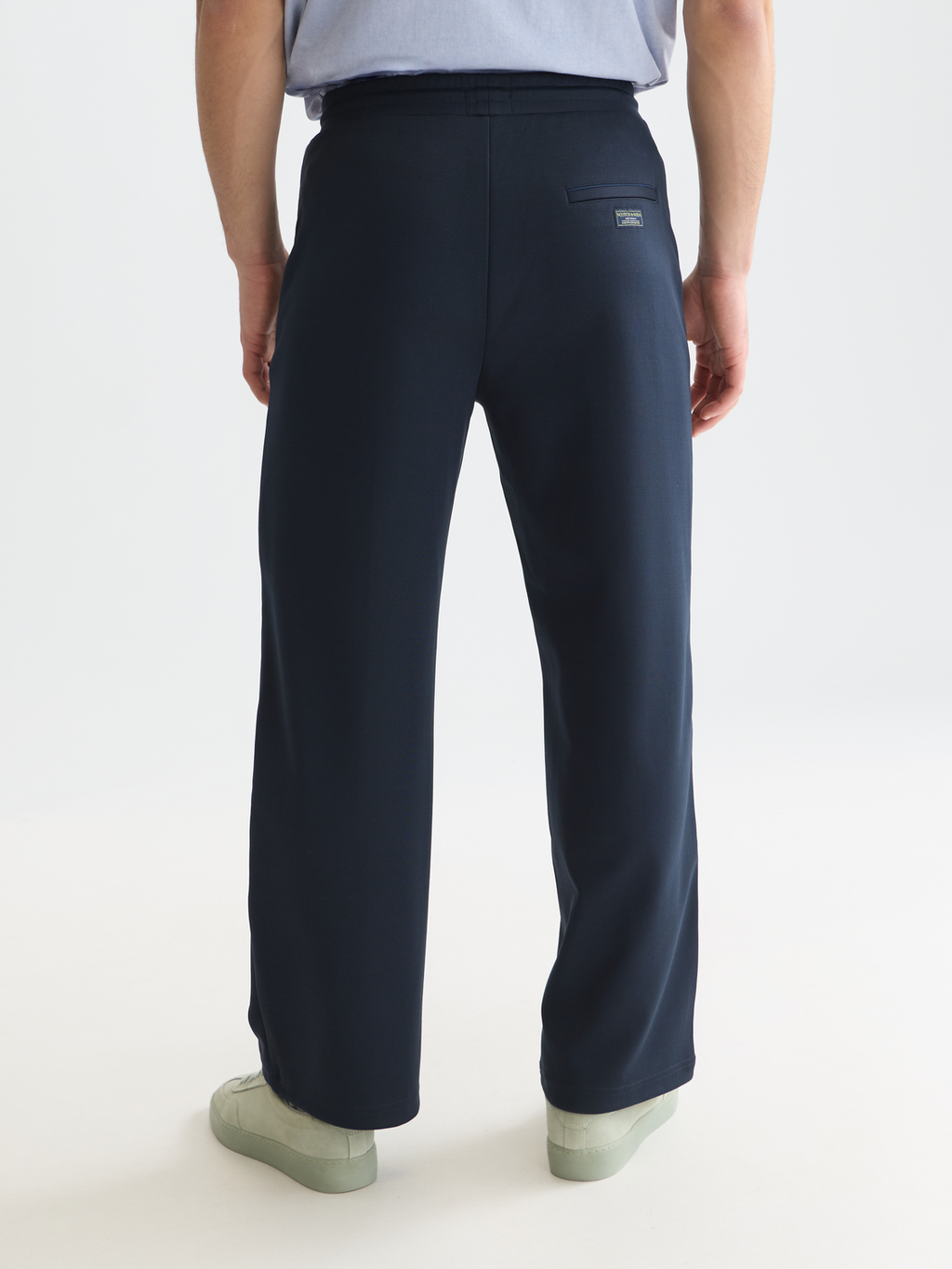 Interlock relaxed straight track pant