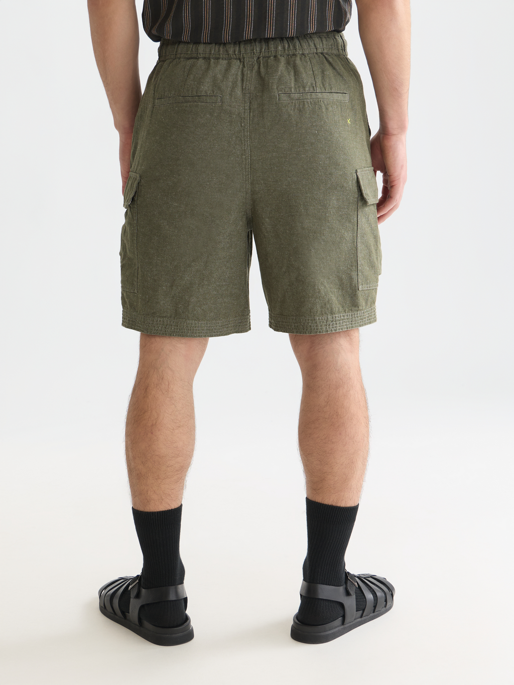 Relaxed cargo bermuda shorts