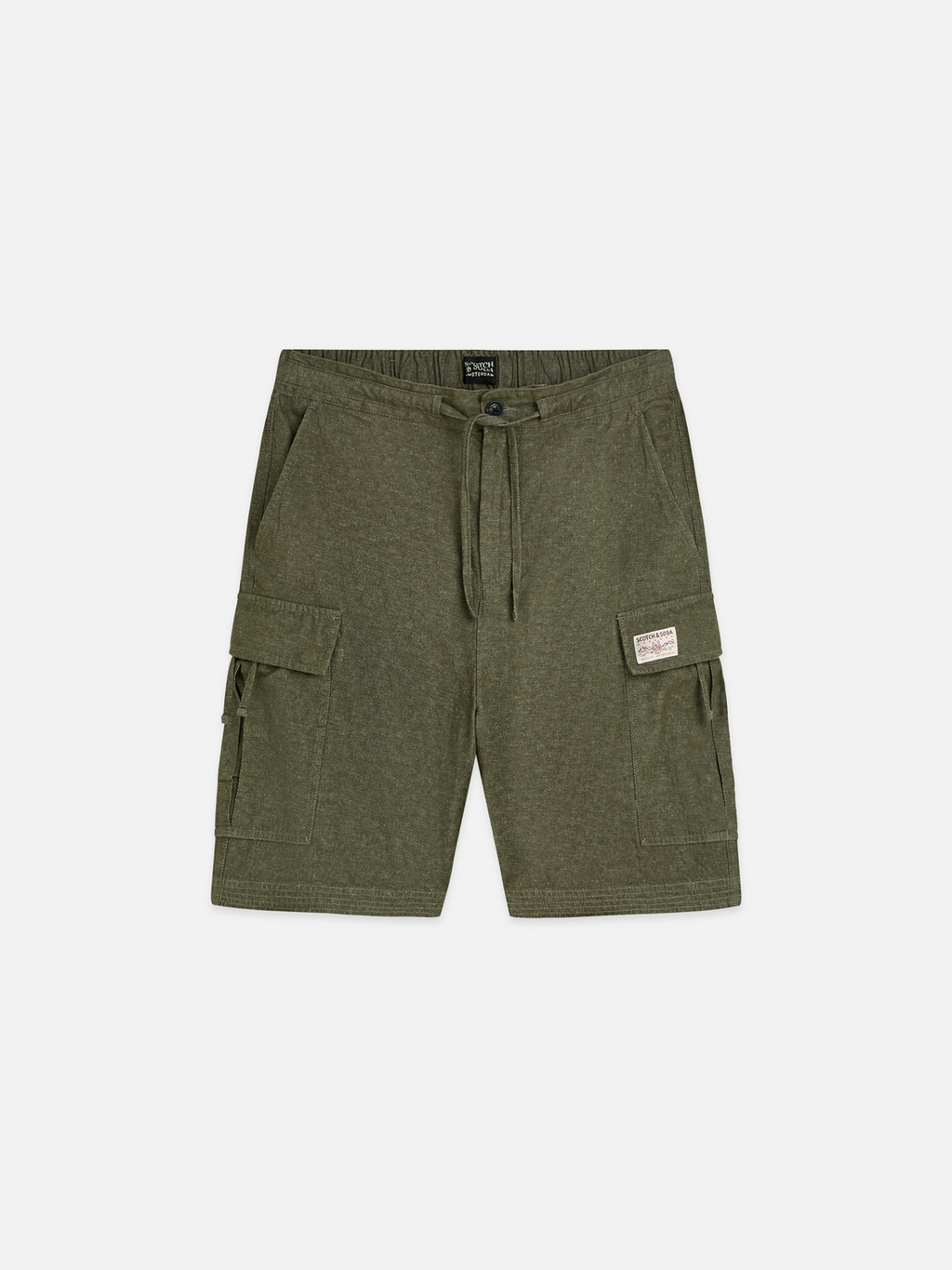 Relaxed cargo bermuda shorts