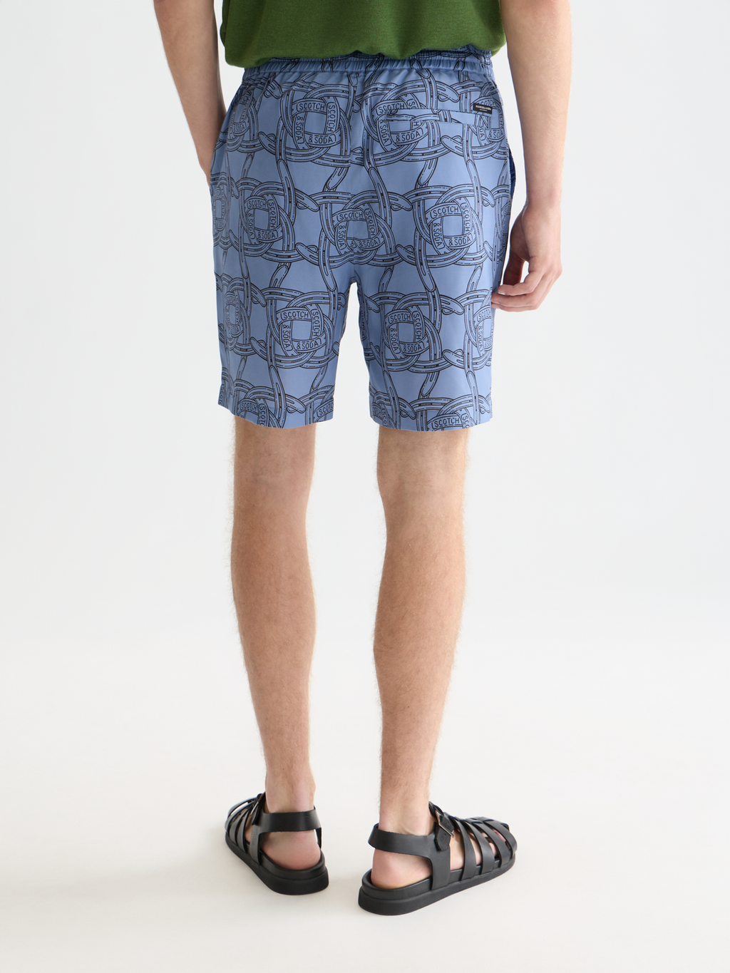 Fave printed relaxed bermuda shorts