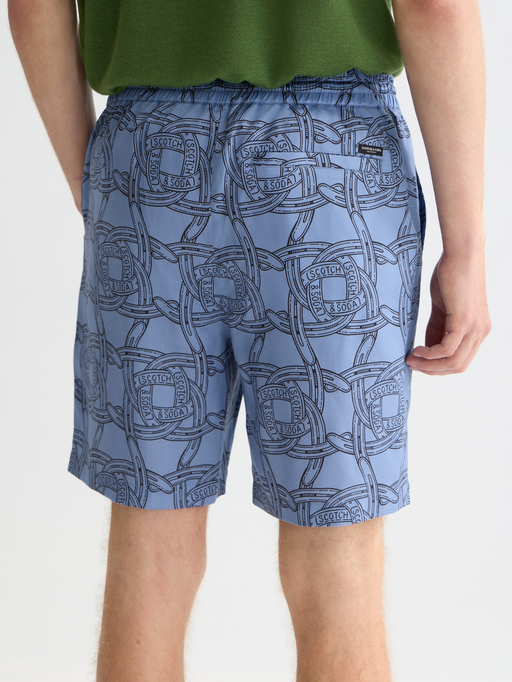 Fave printed relaxed bermuda shorts