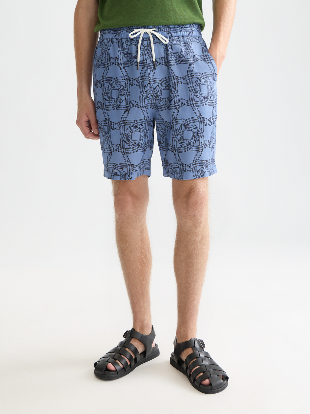 Fave printed relaxed bermuda shorts
