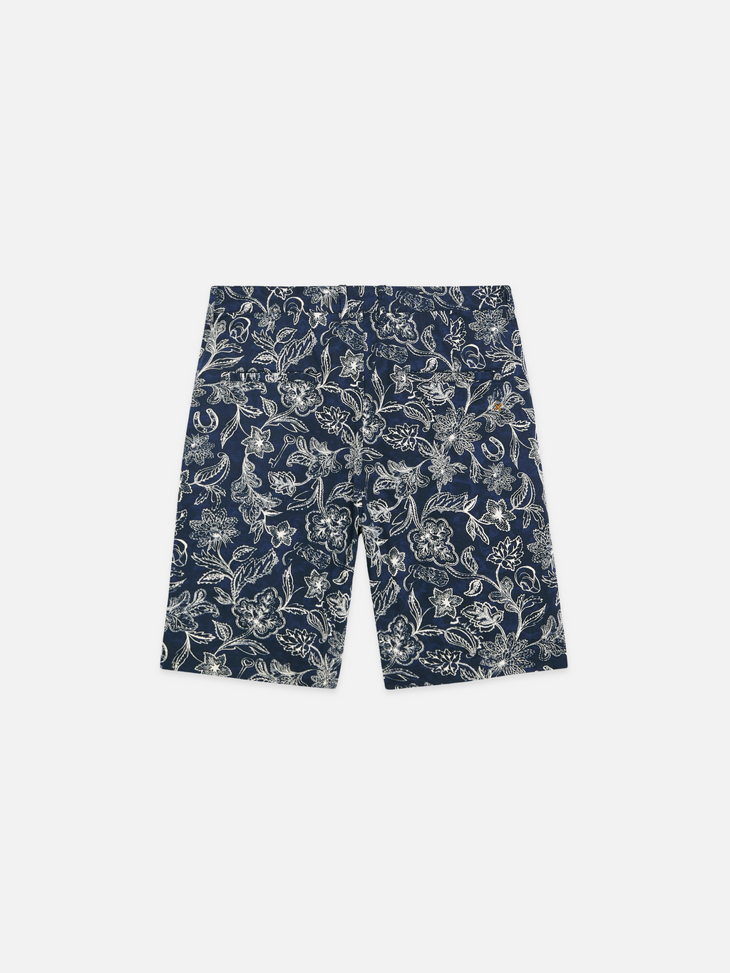 Stuart printed cotton chino shorts