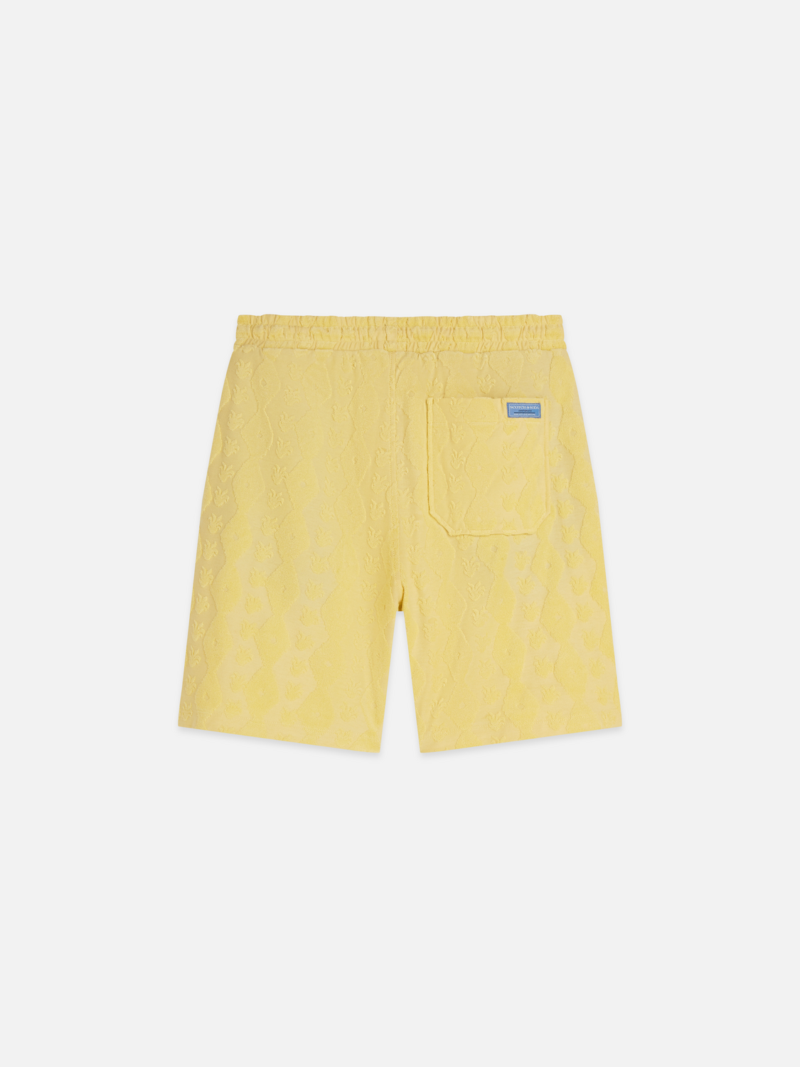 Fave terry jacquard relaxed bermuda shorts