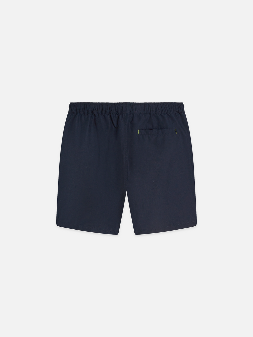 Solid midlength swim shorts