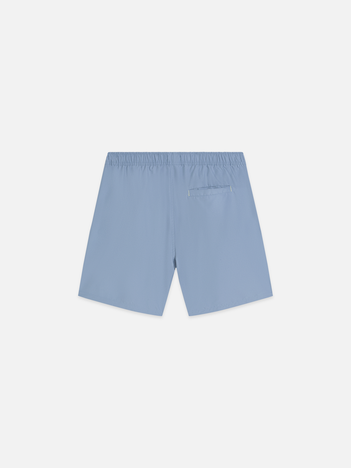 Solid midlength swim shorts