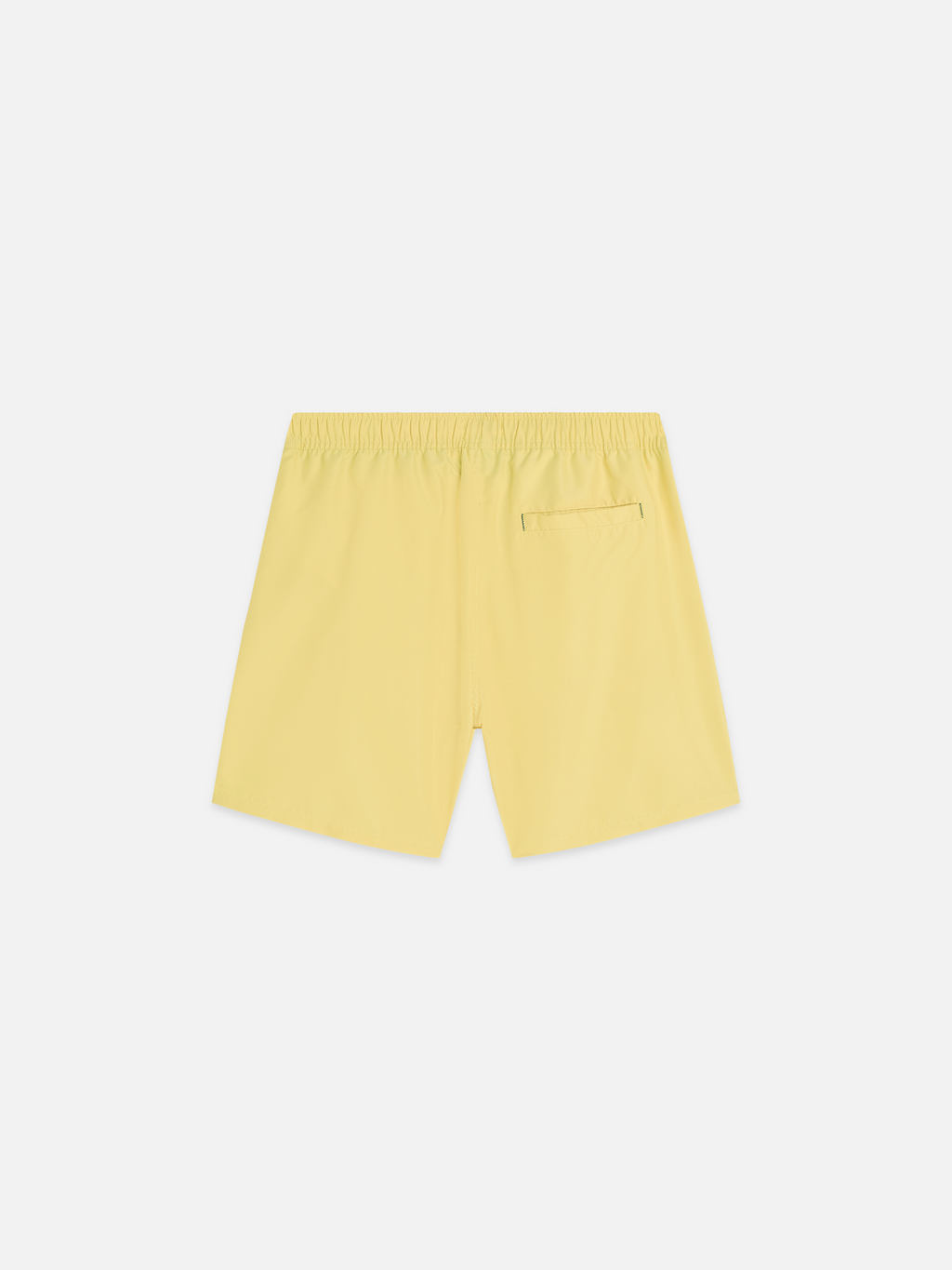 Solid midlength swim shorts