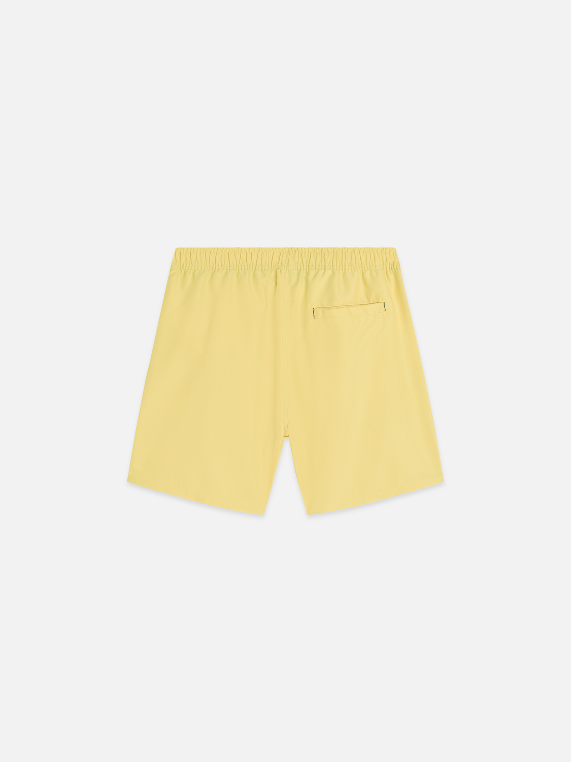 Solid midlength swim shorts