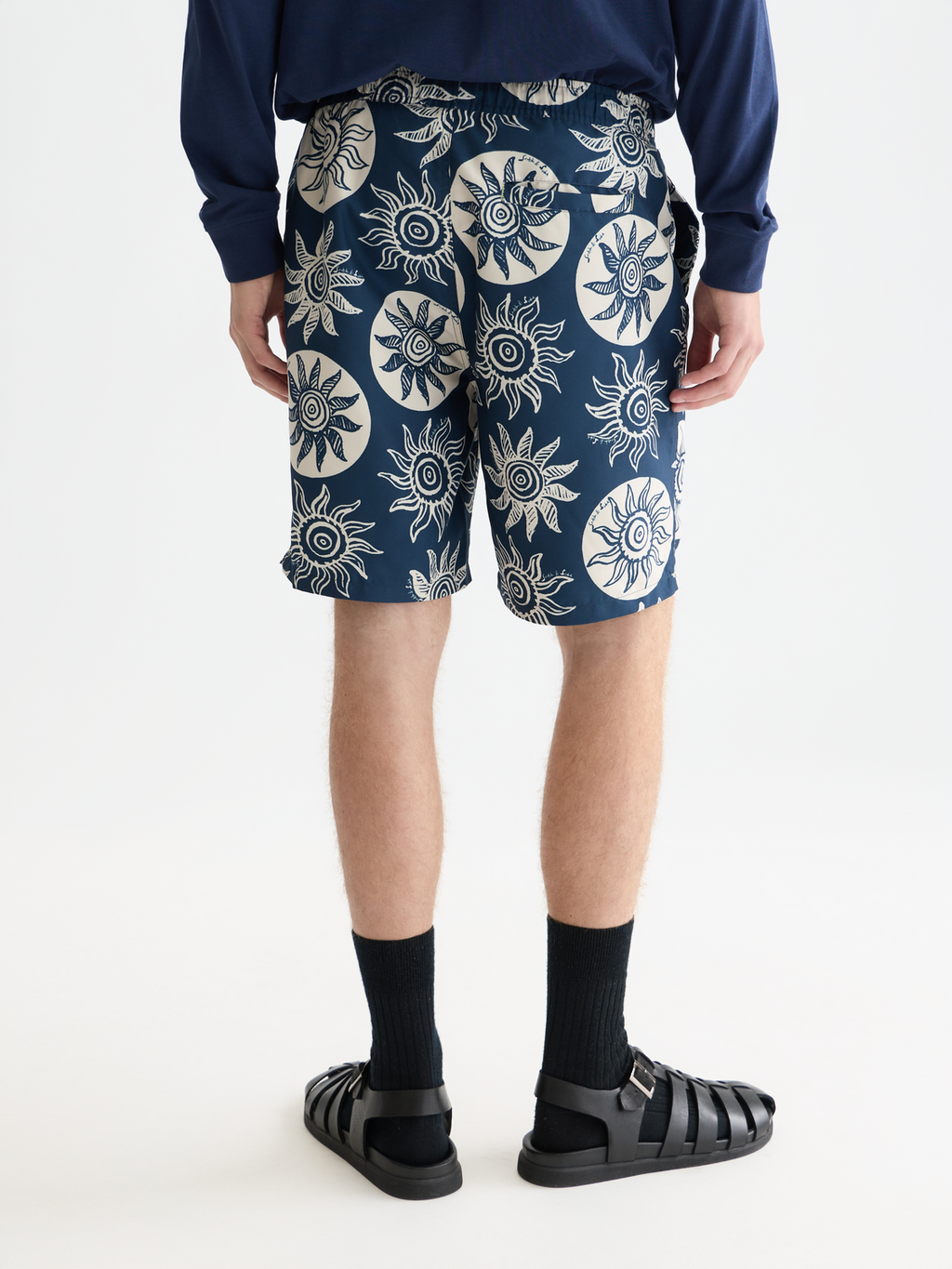 Printed swim shorts