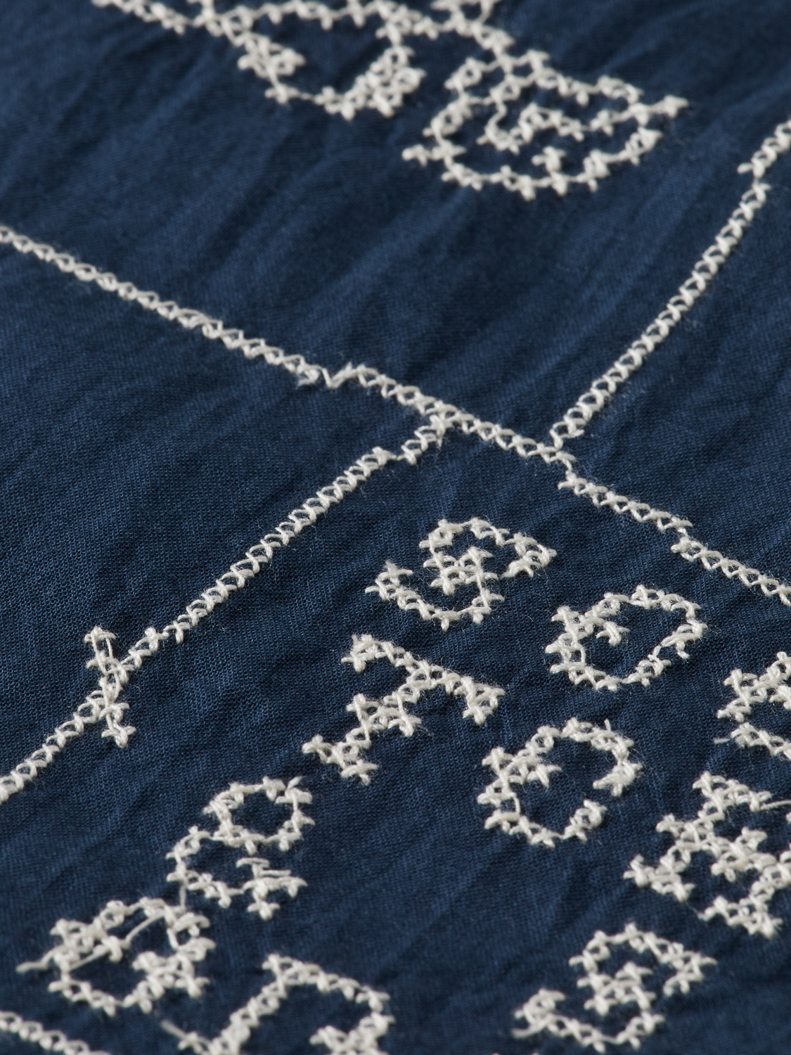 Allover embroidered shirt