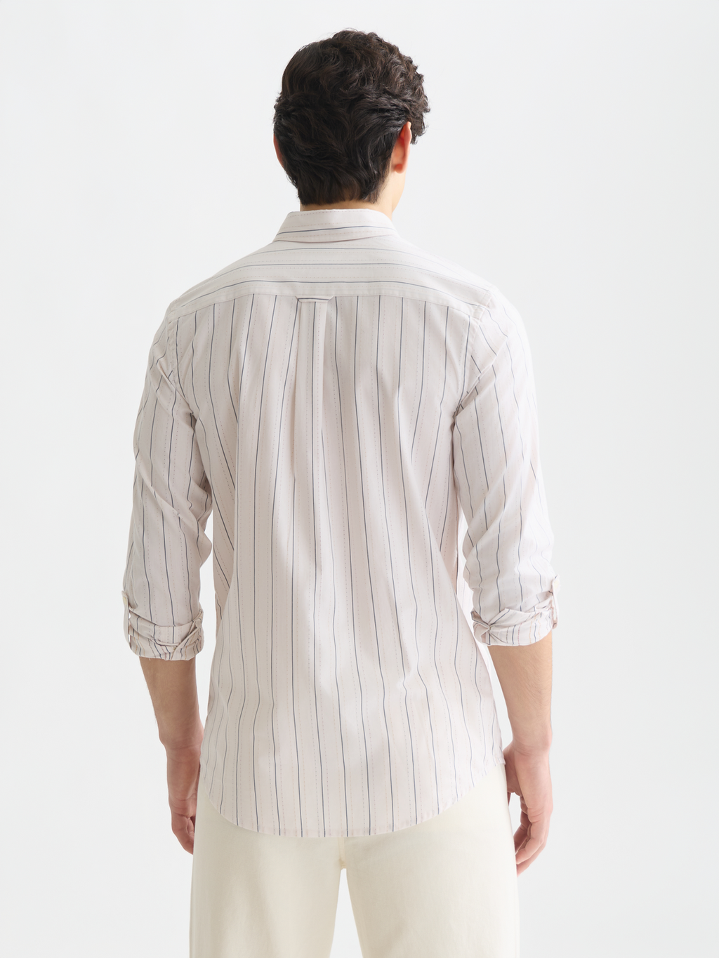 Yarn dyed dobby shirt