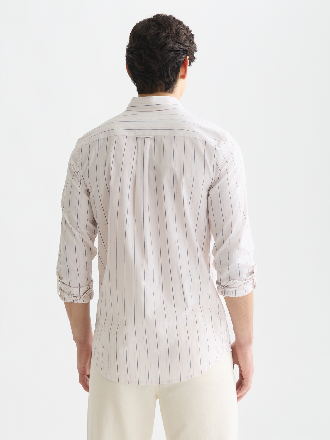 Yarn dyed dobby shirt