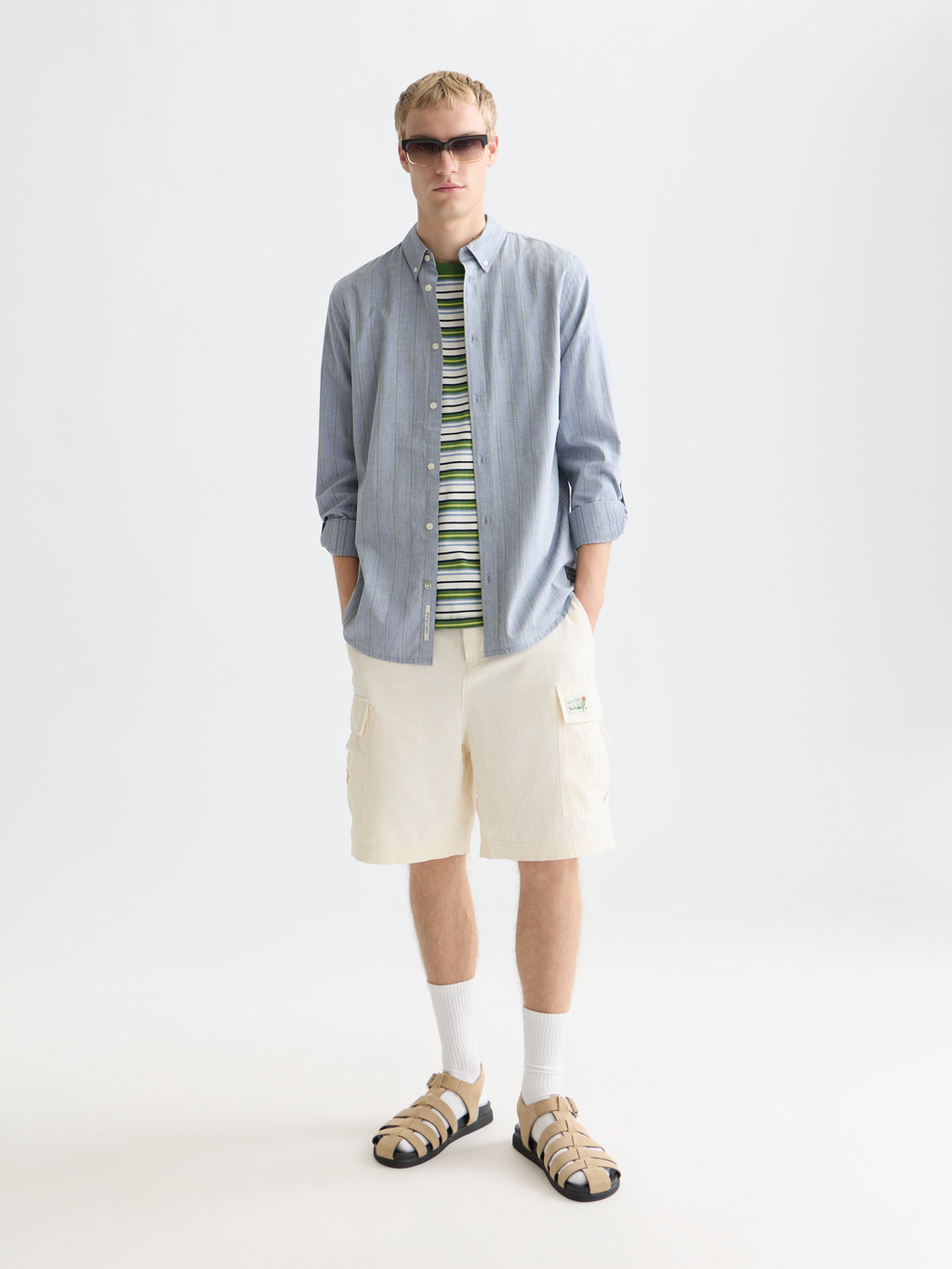 Yarndyed dobby regularfit shirt