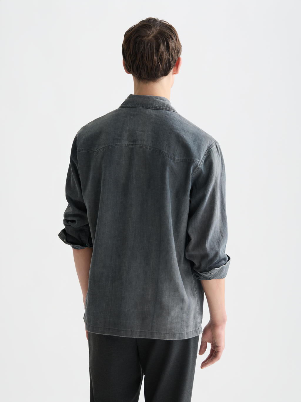 Denim relaxed washed shirt