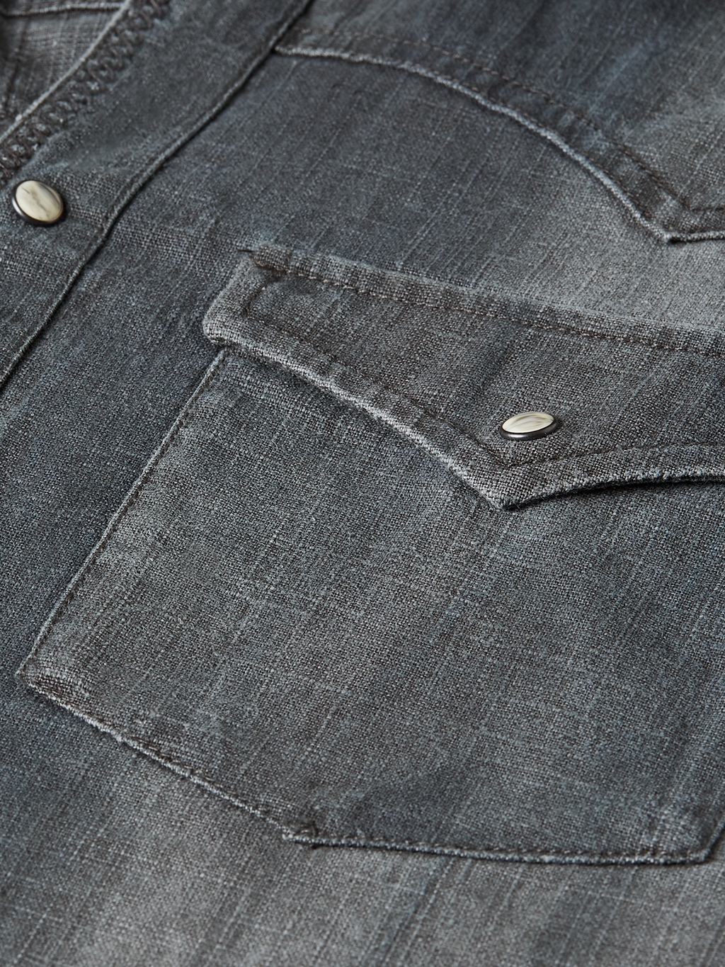 Denim relaxed washed shirt