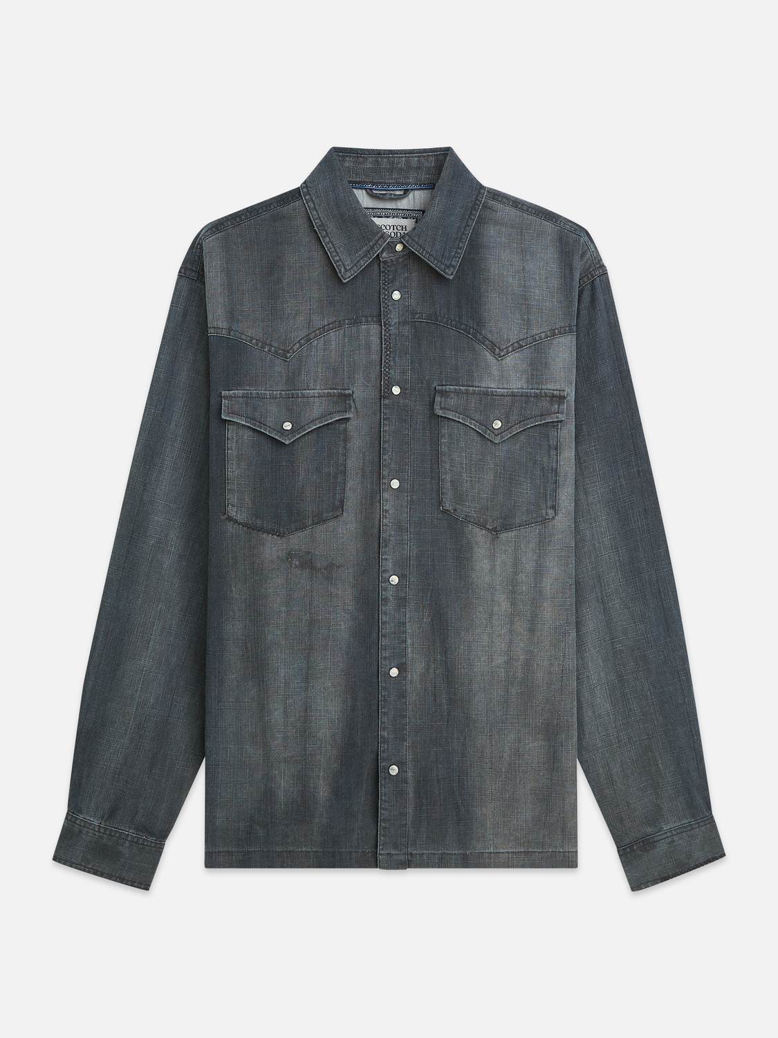 Denim relaxed washed shirt