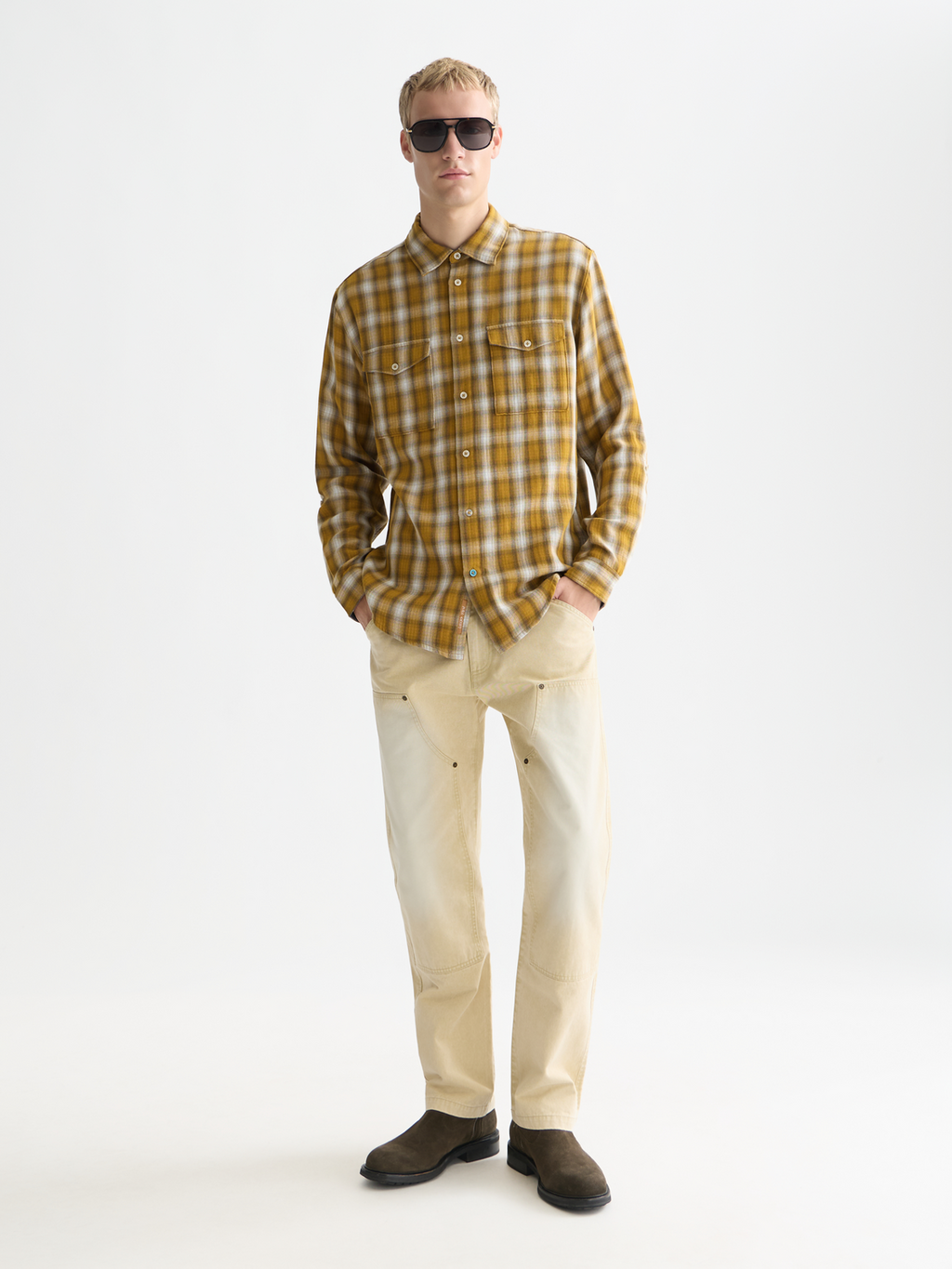 Relaxed check shirt