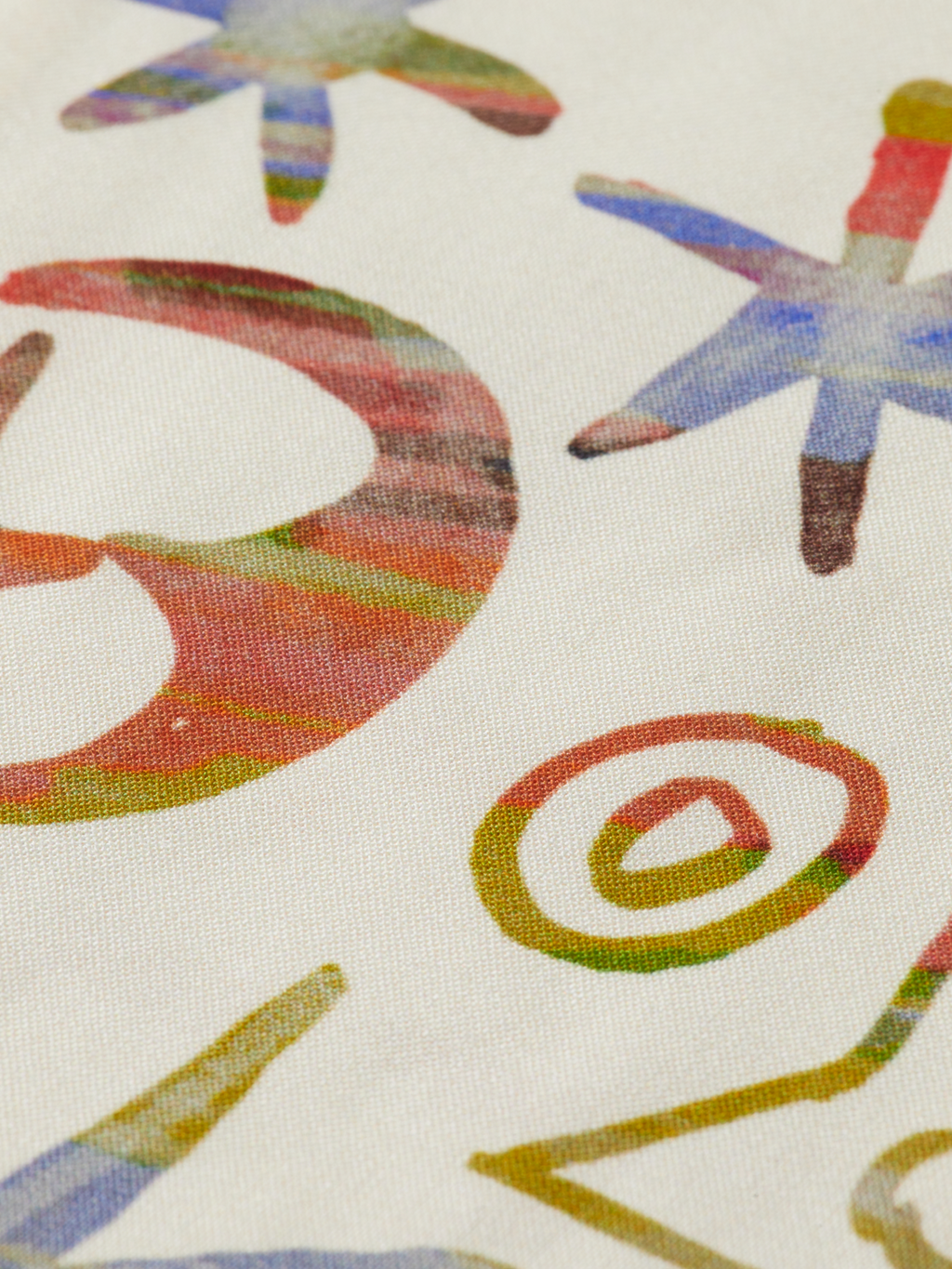 Printed viscose short-sleeve shirt