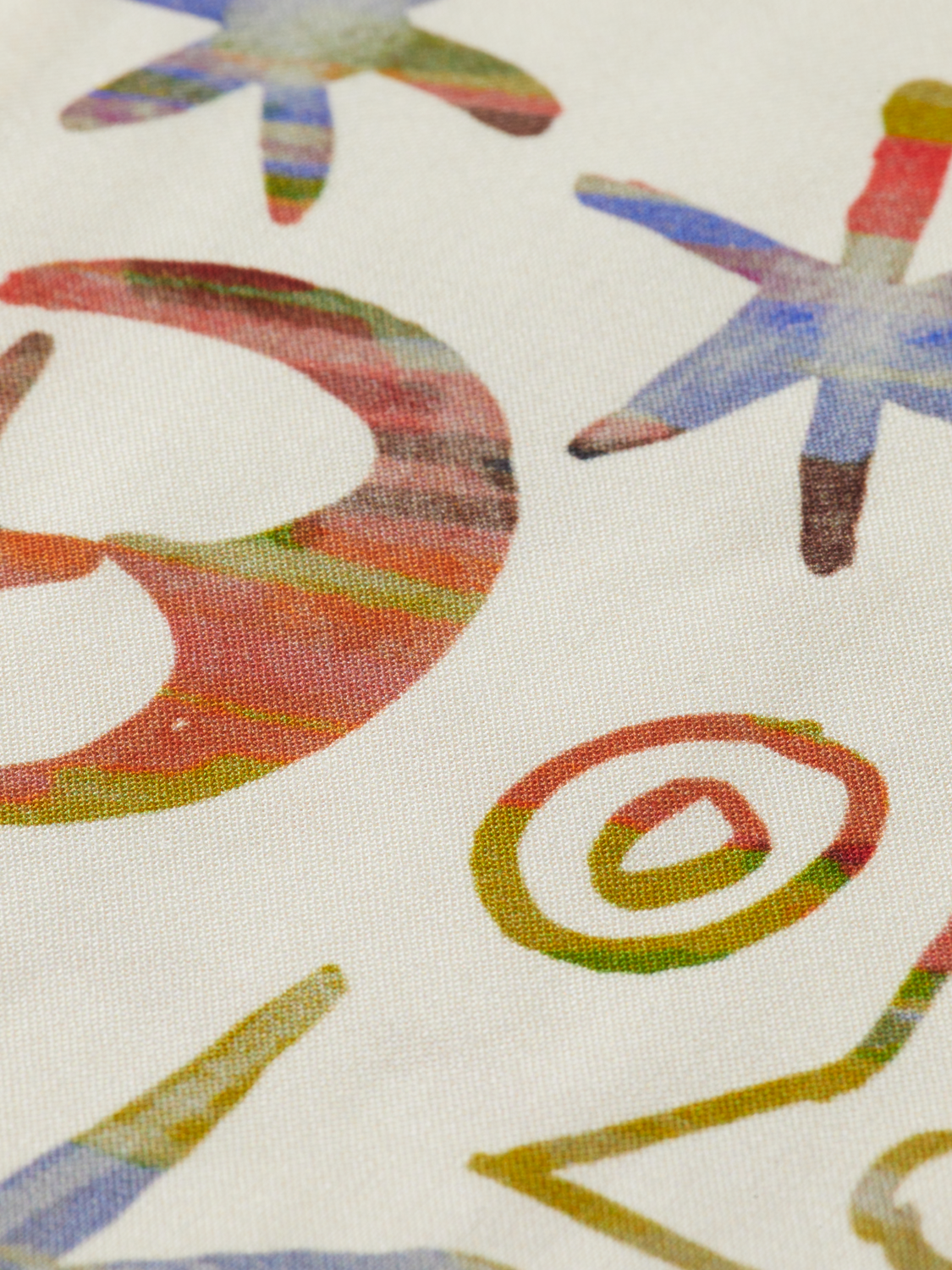 Printed viscose short-sleeve shirt