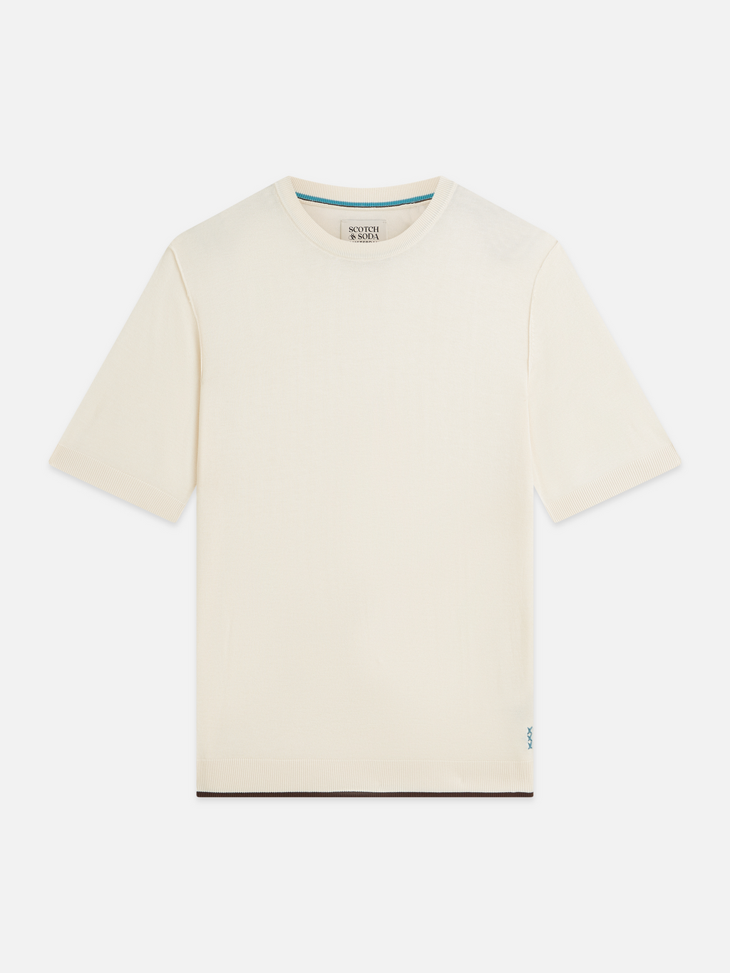 Knitted relaxed T-shirt