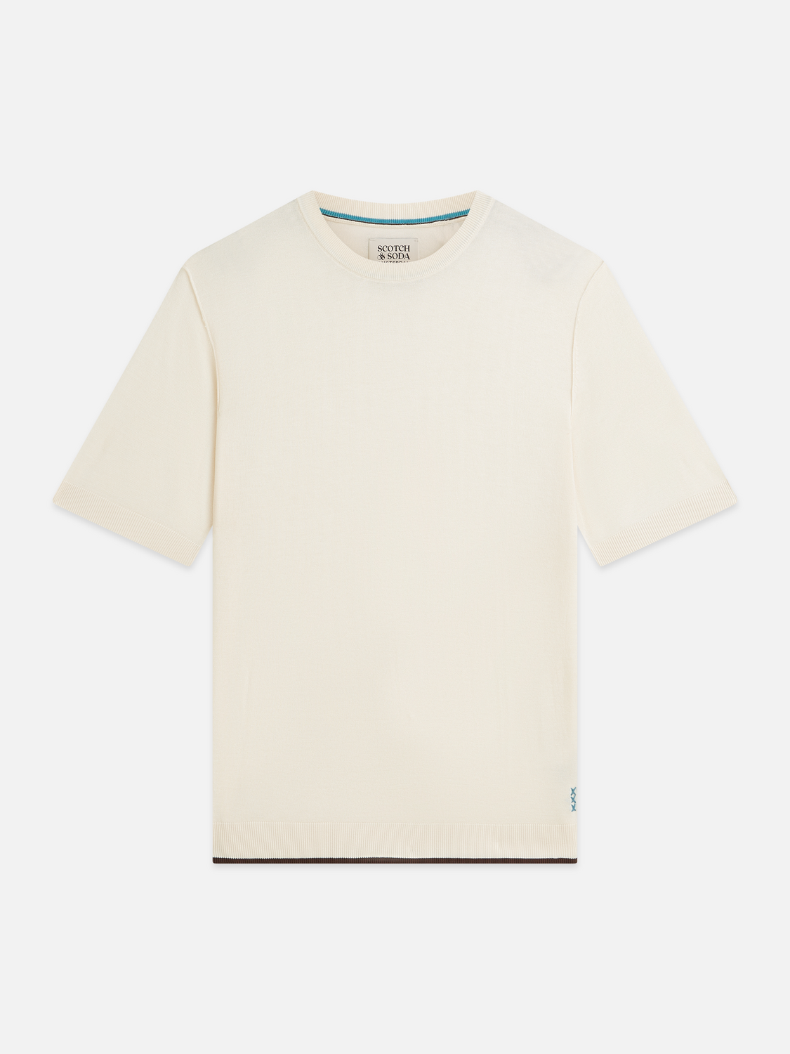 Knitted relaxed T-shirt