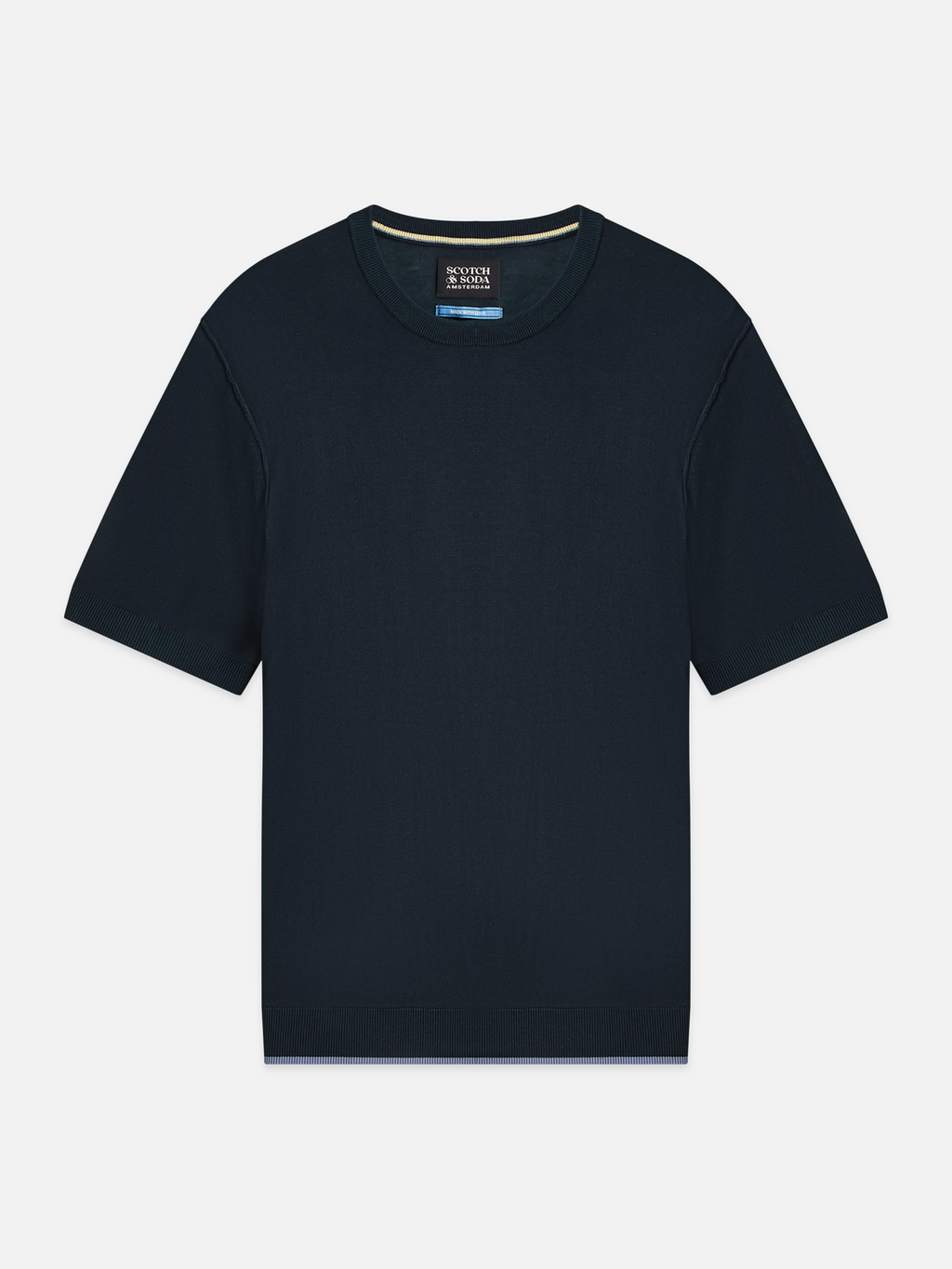 Knitted relaxed T-shirt