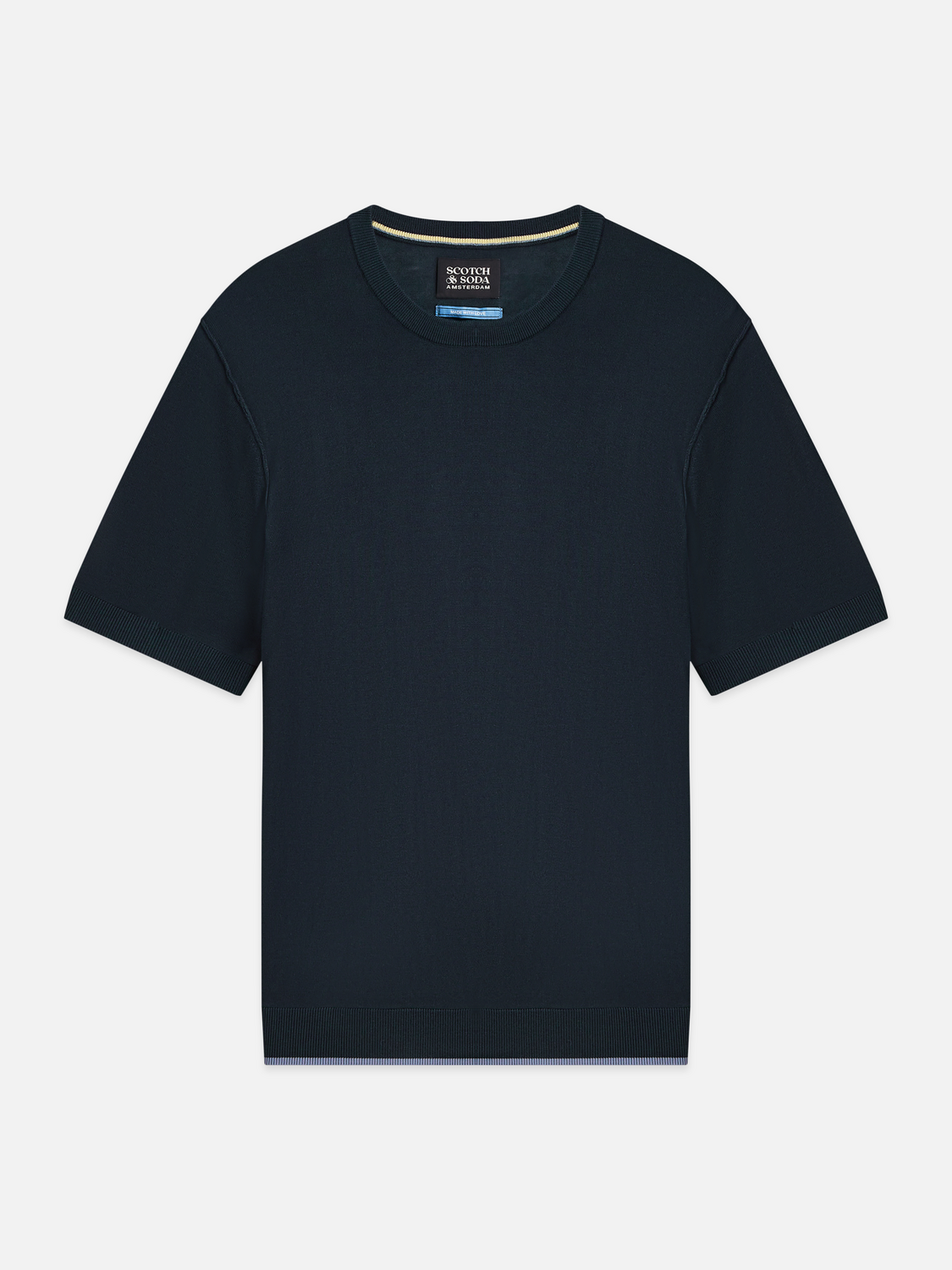 Knitted relaxed T-shirt