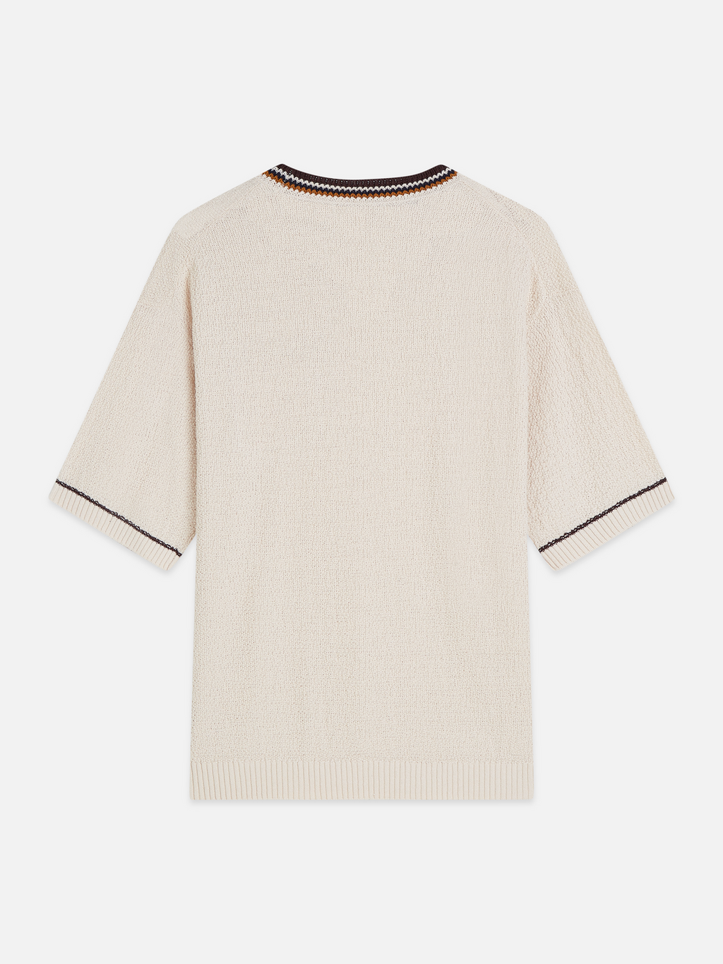 Knitted cotton relaxed T-shirt