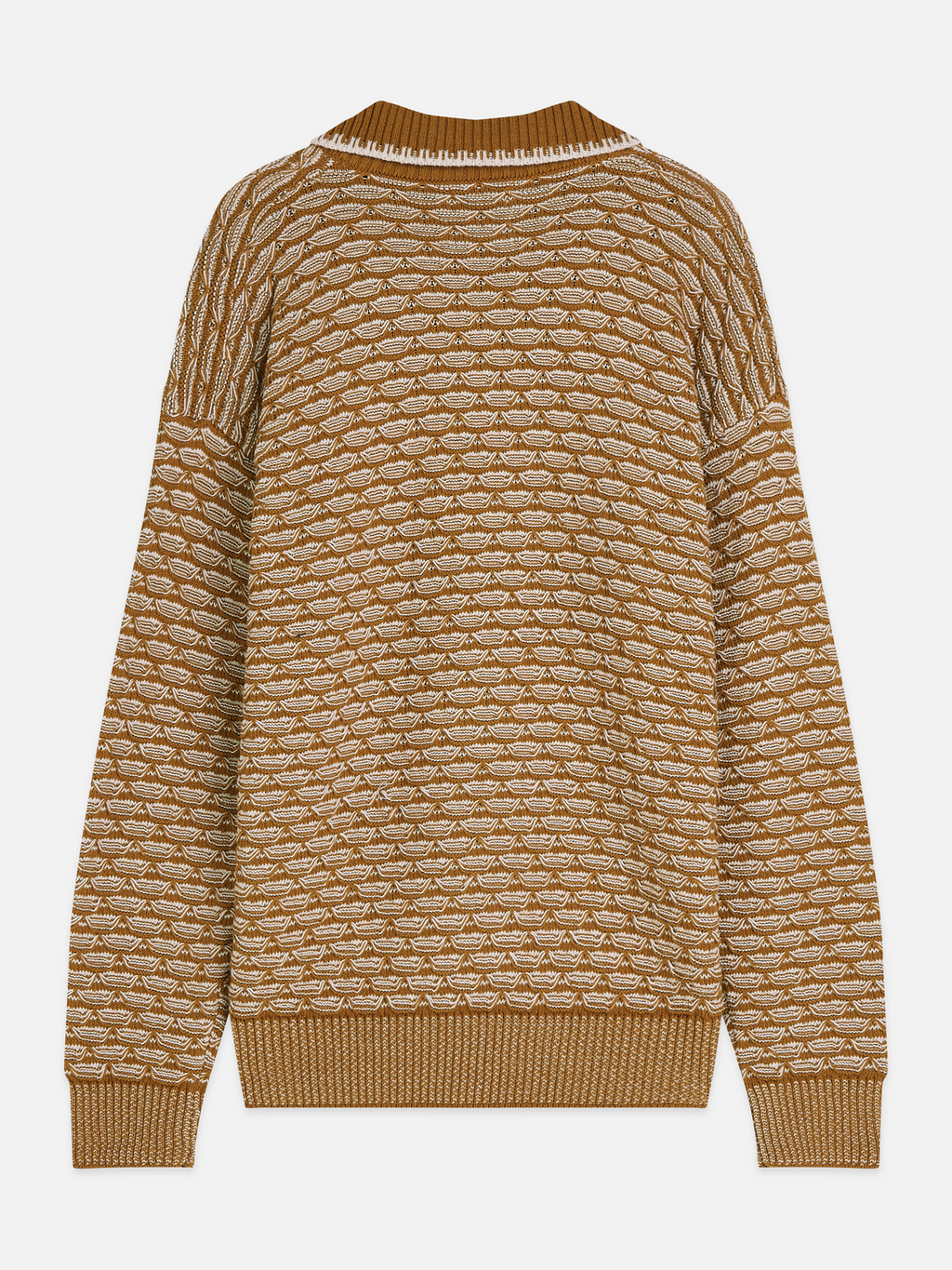 Dropped shoulder structure polo