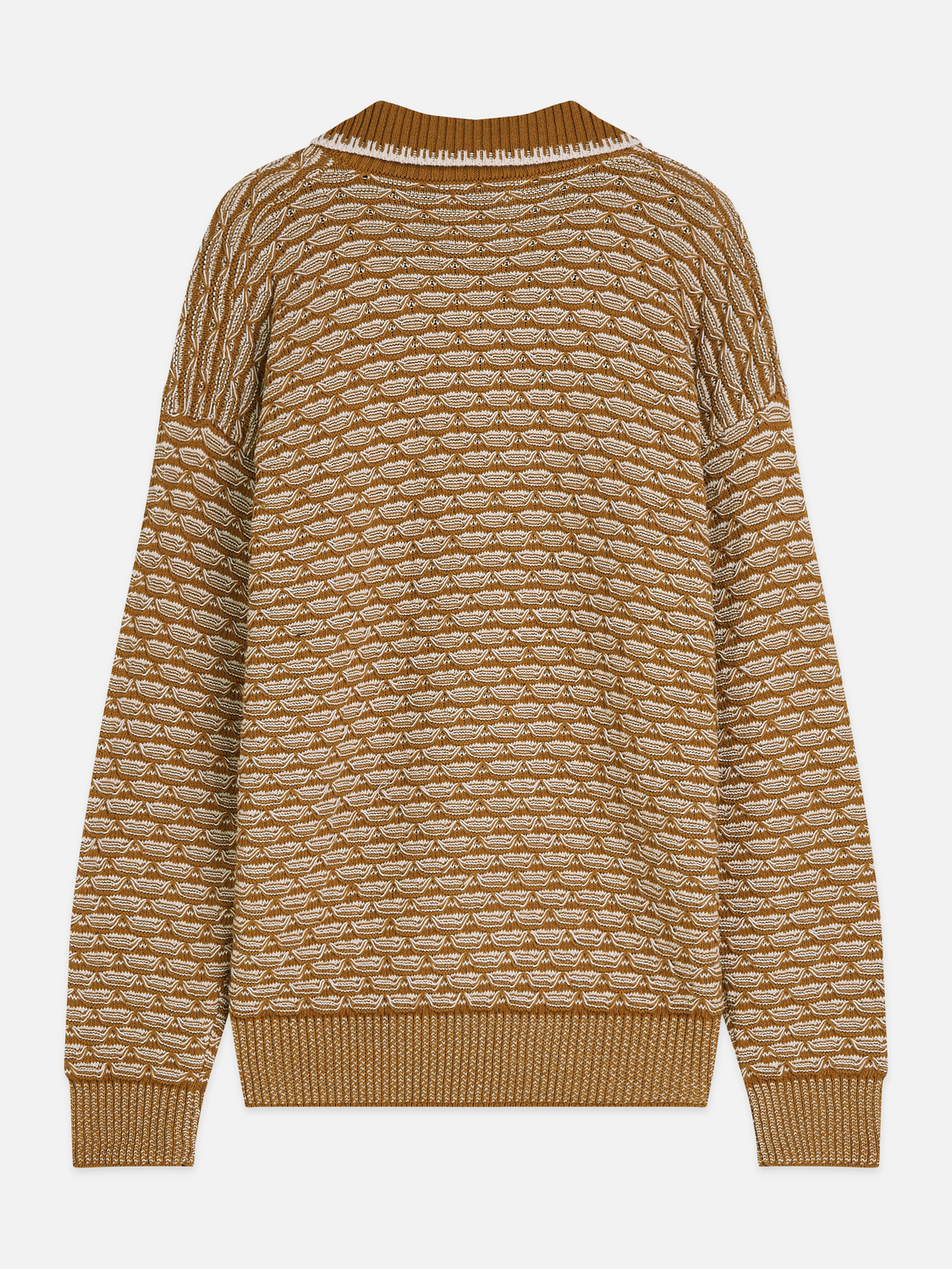 Dropped shoulder structure polo