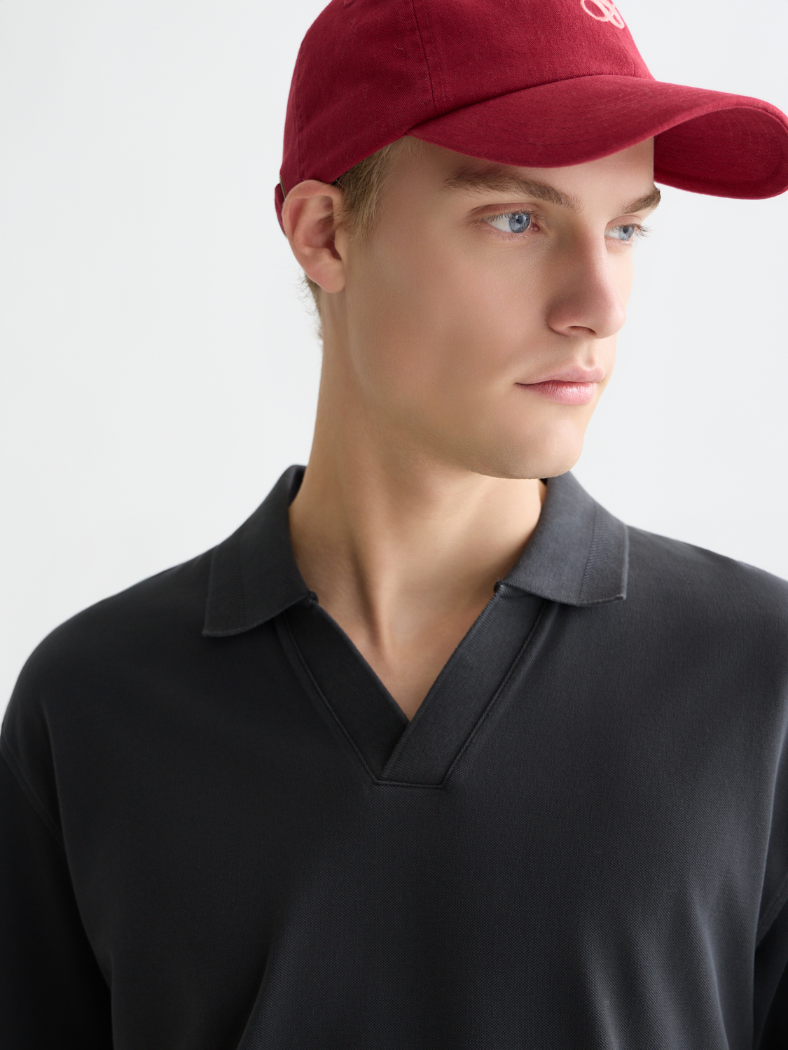 3 crosses pique relaxed polo