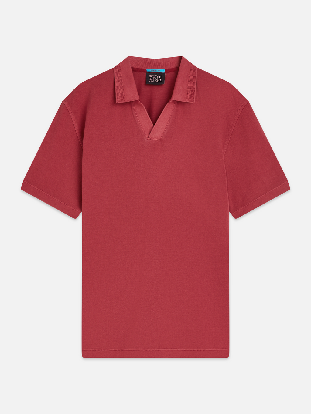 3 crosses pique relaxedfit garmentdyed polo