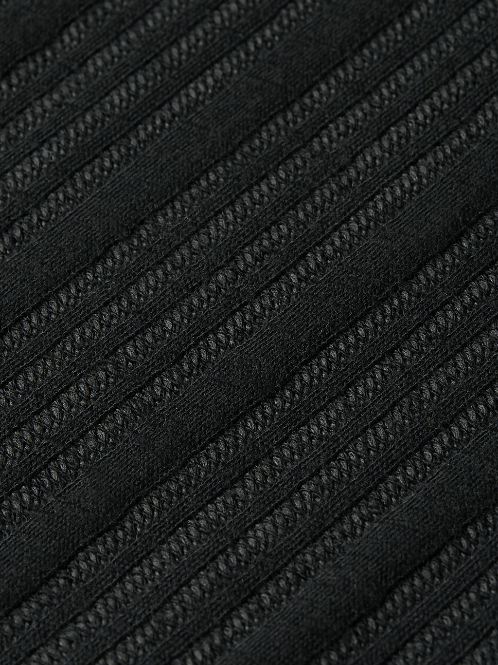 Structured ribbed relaxed polo